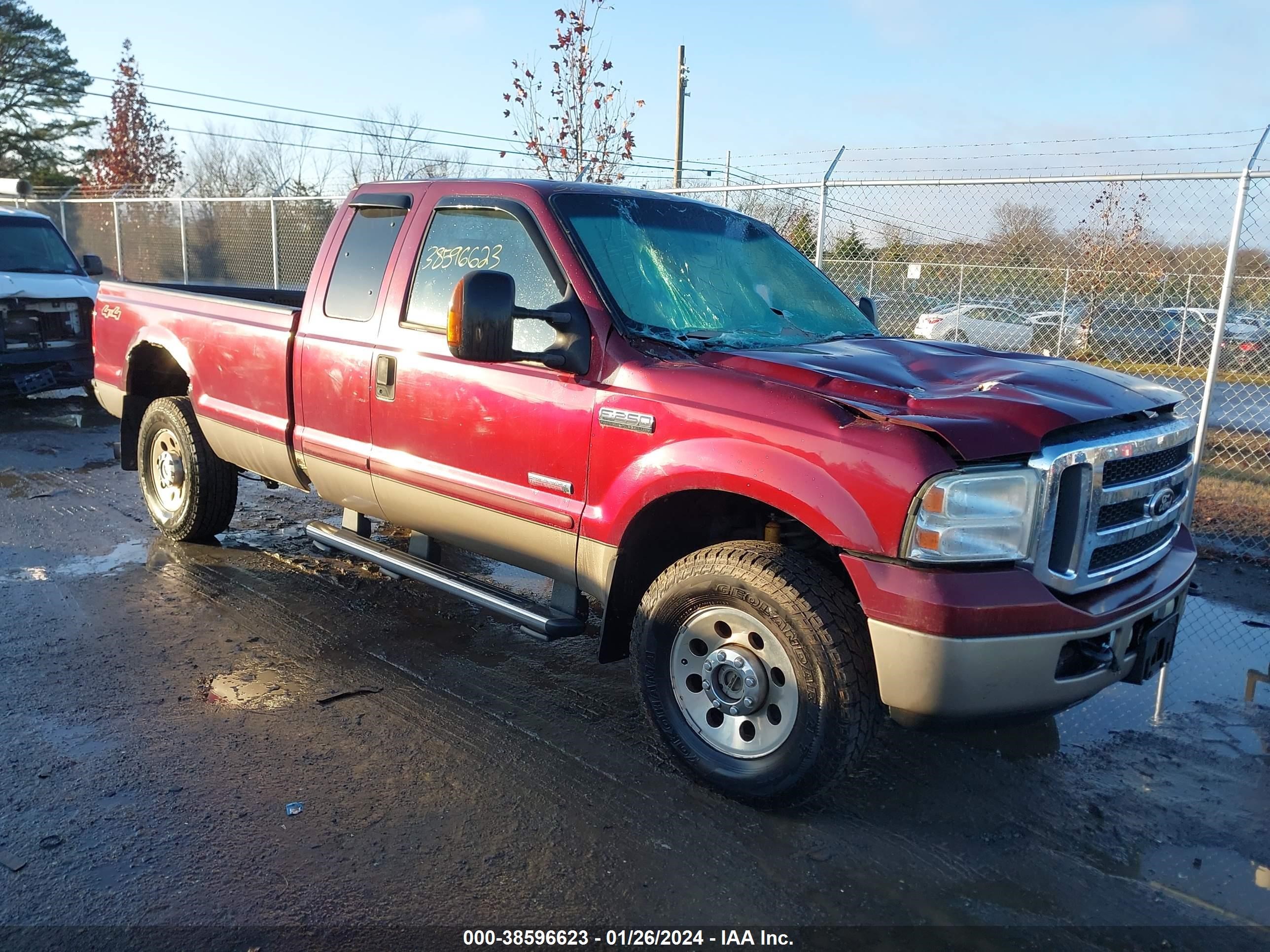 FORD F250 2005 1ftsx21p65ea64467