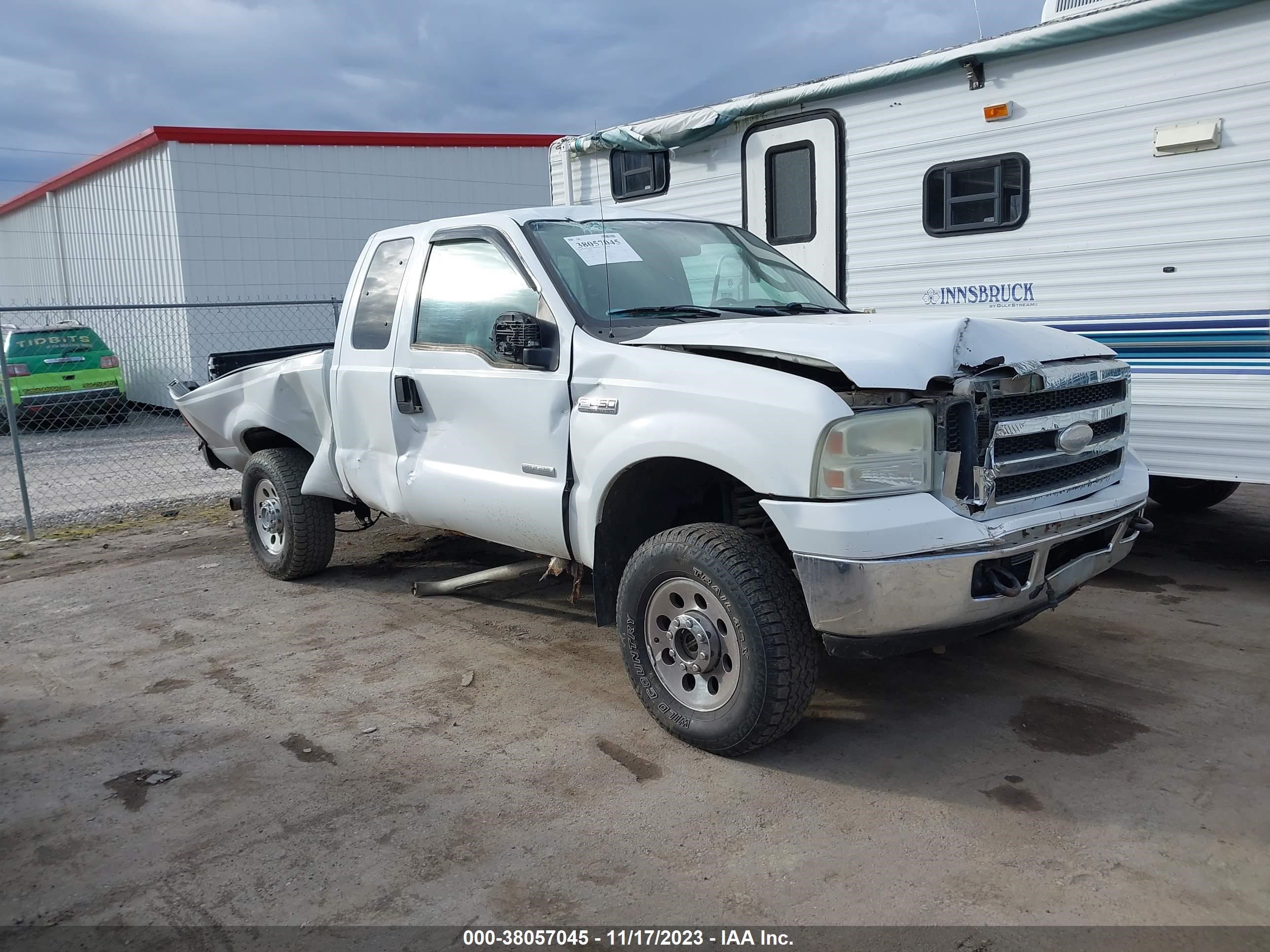 FORD F250 2007 1ftsx21p87ea14463