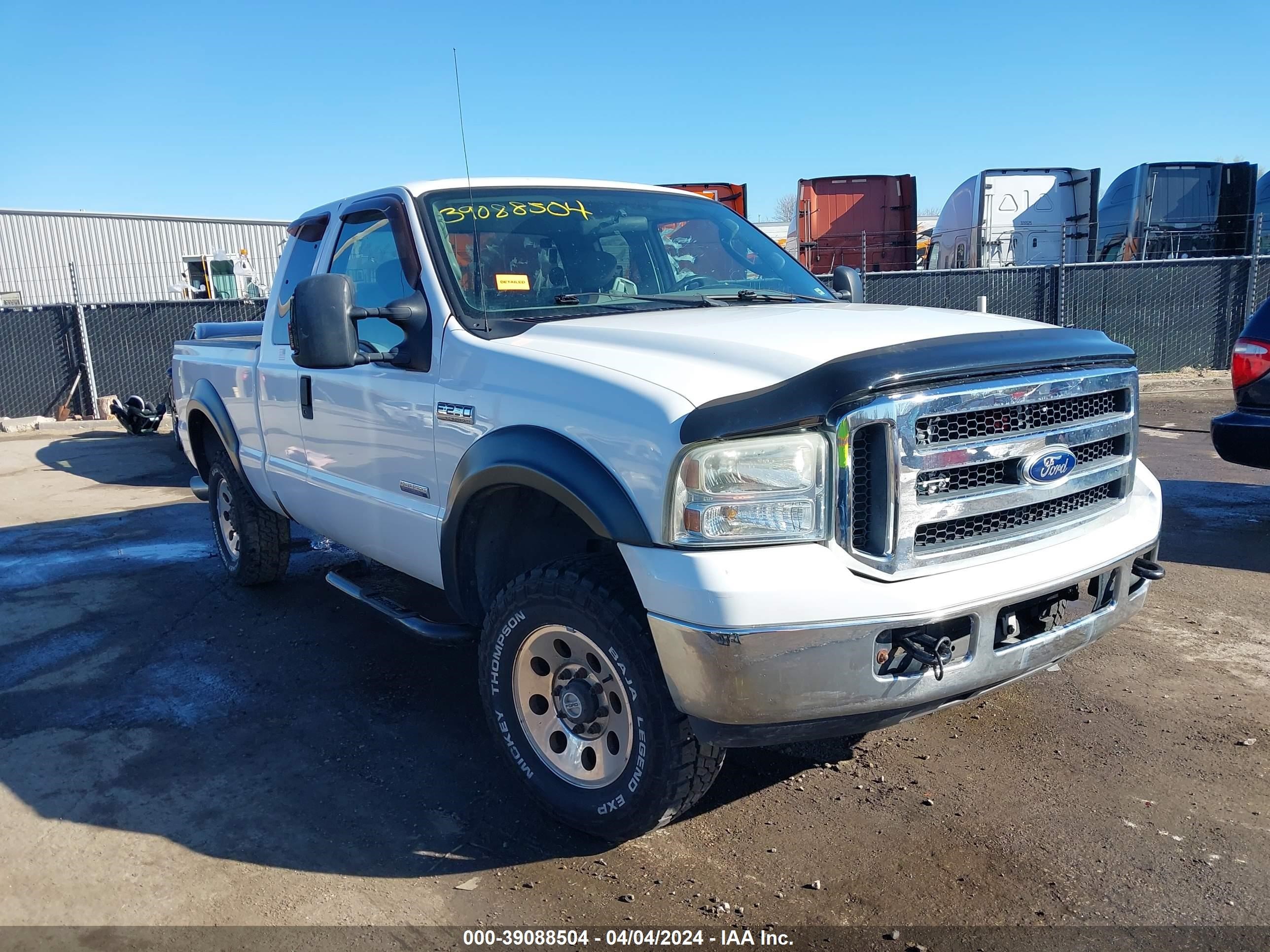 FORD F250 2006 1ftsx21p96ed46538