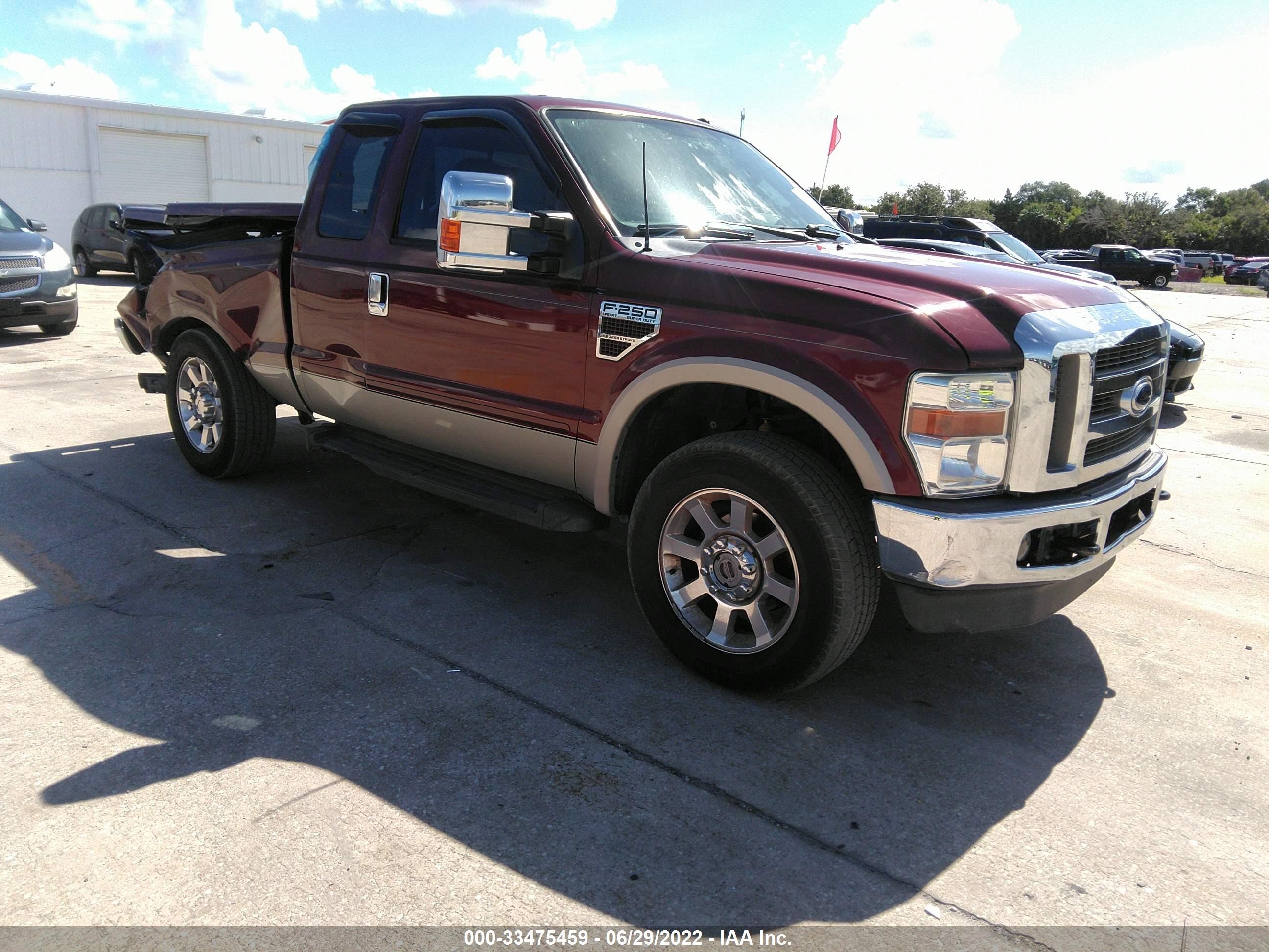 FORD F250 2008 1ftsx21r88ec36990