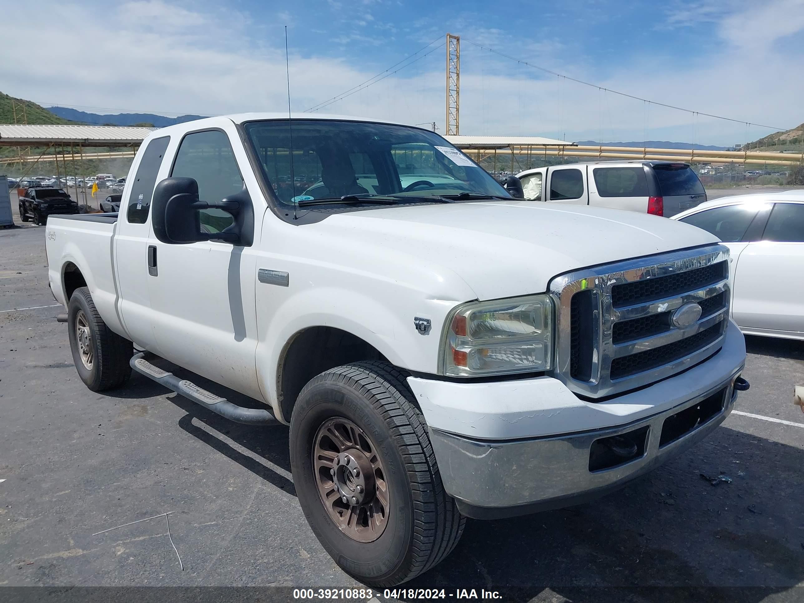 FORD F250 2006 1ftsx21y66ec94553