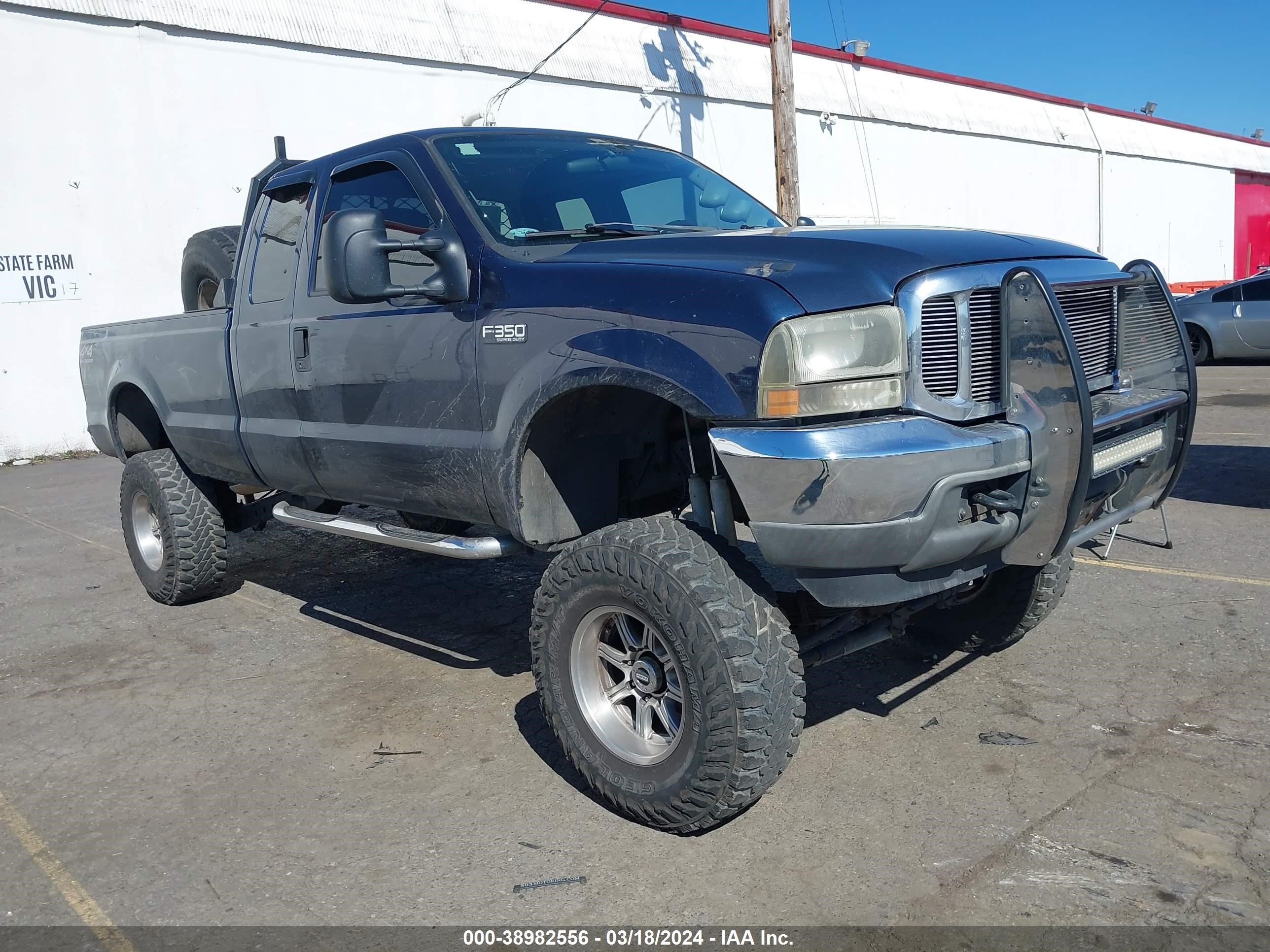 FORD F350 2002 1ftsx31f72eb28038