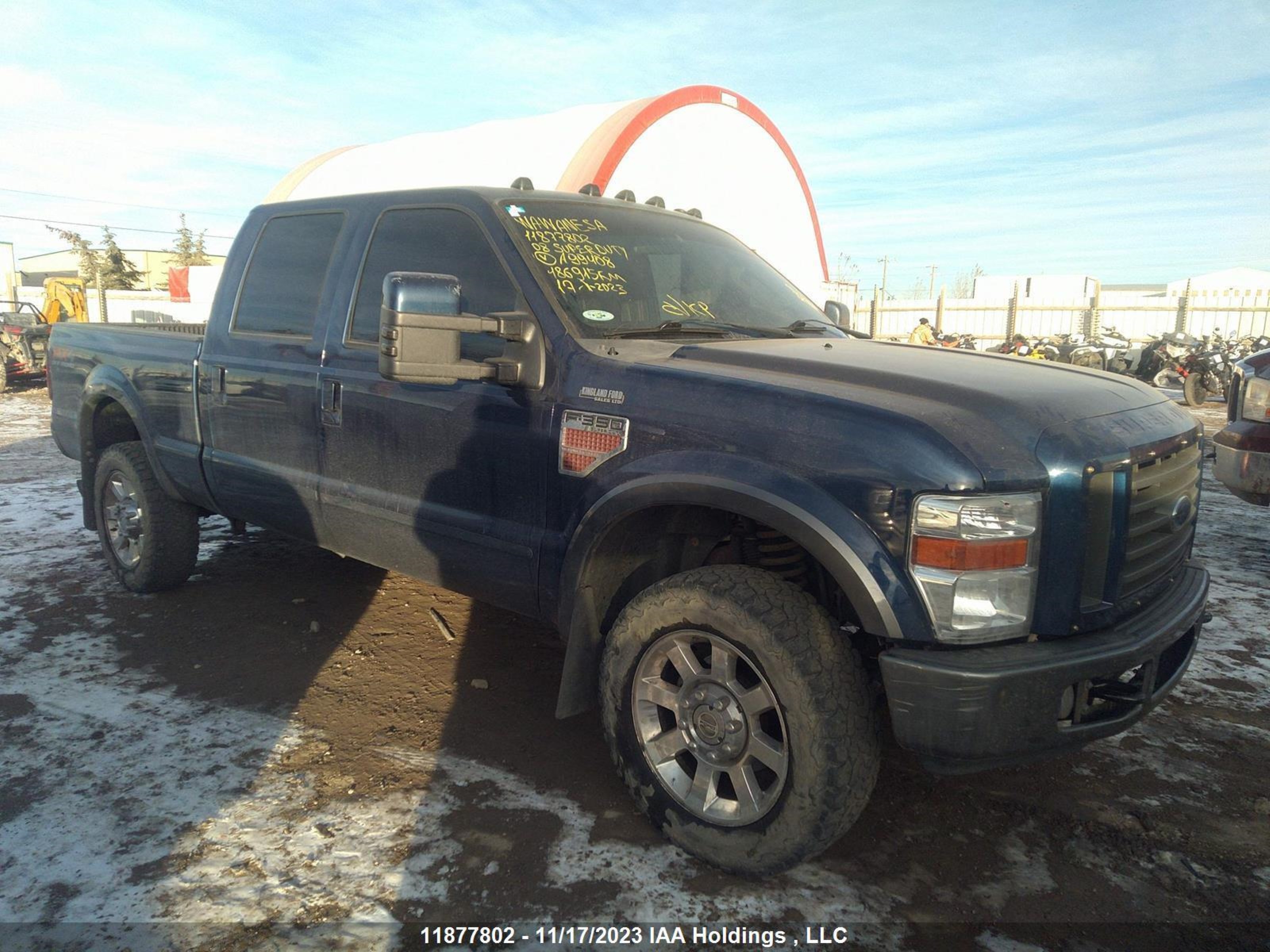 FORD F350 2008 1ftww31r08ea99408