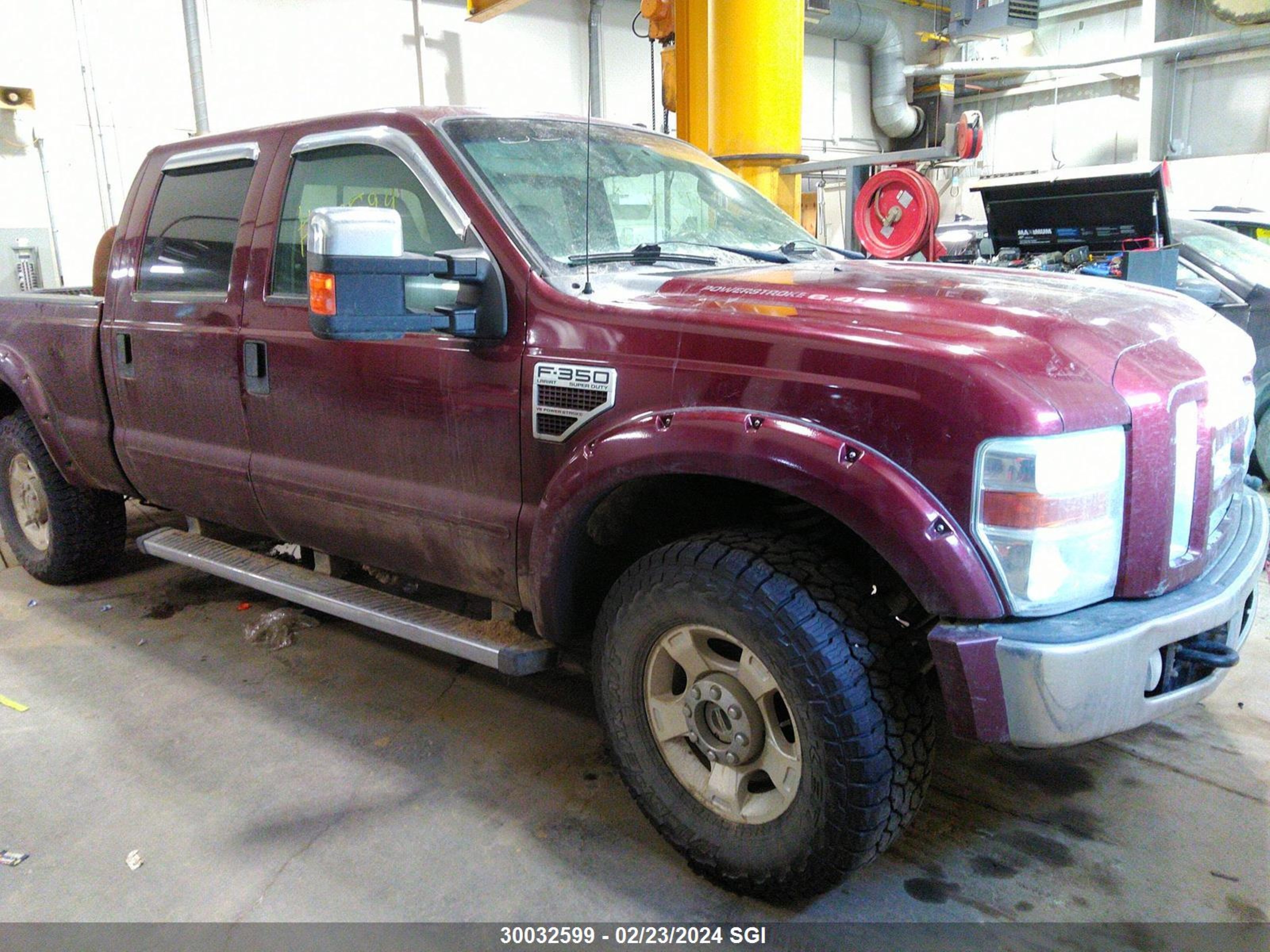 FORD F350 2008 1ftww31r18eb74522