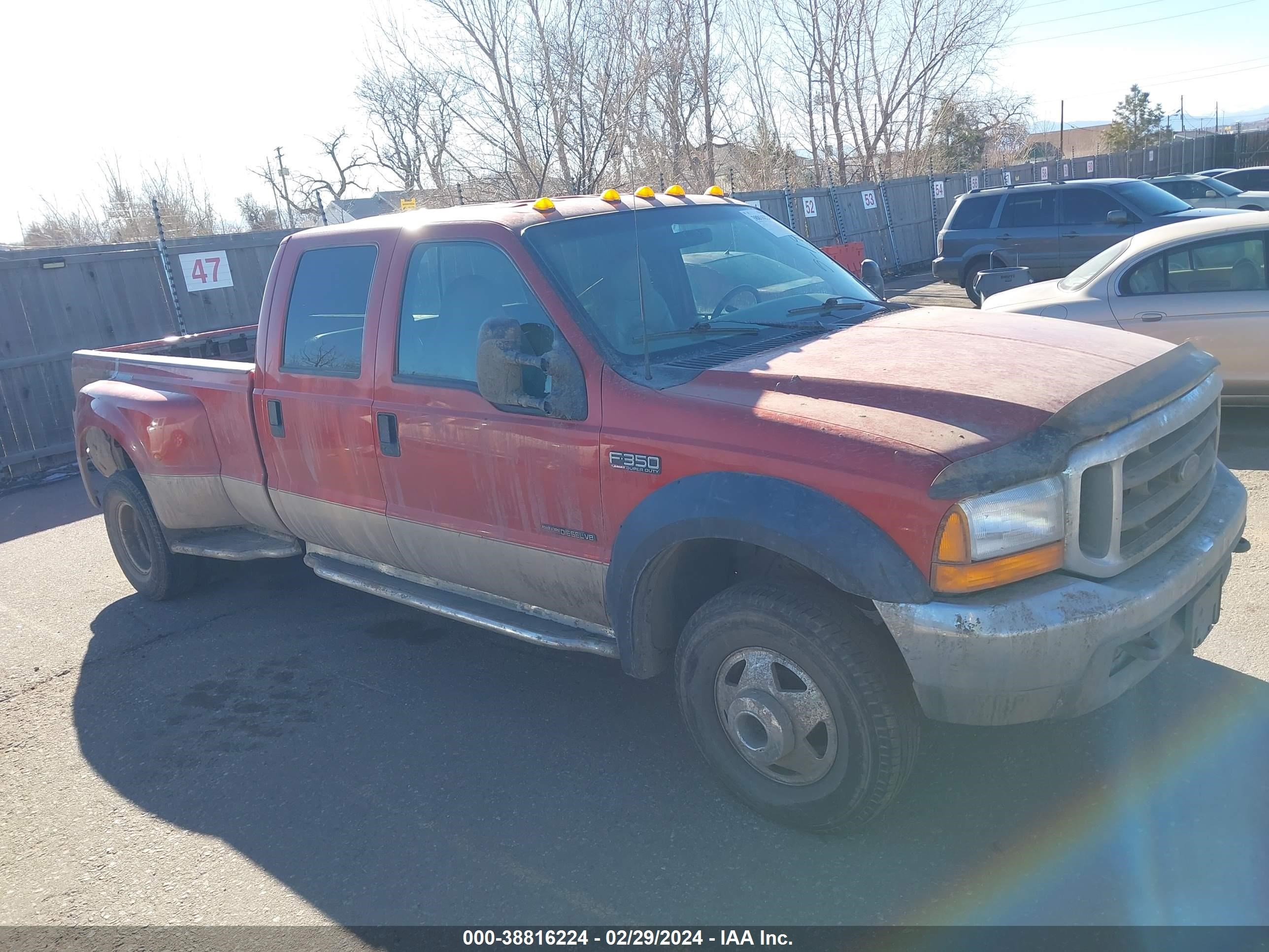 FORD F350 1999 1ftww33f7xee02220