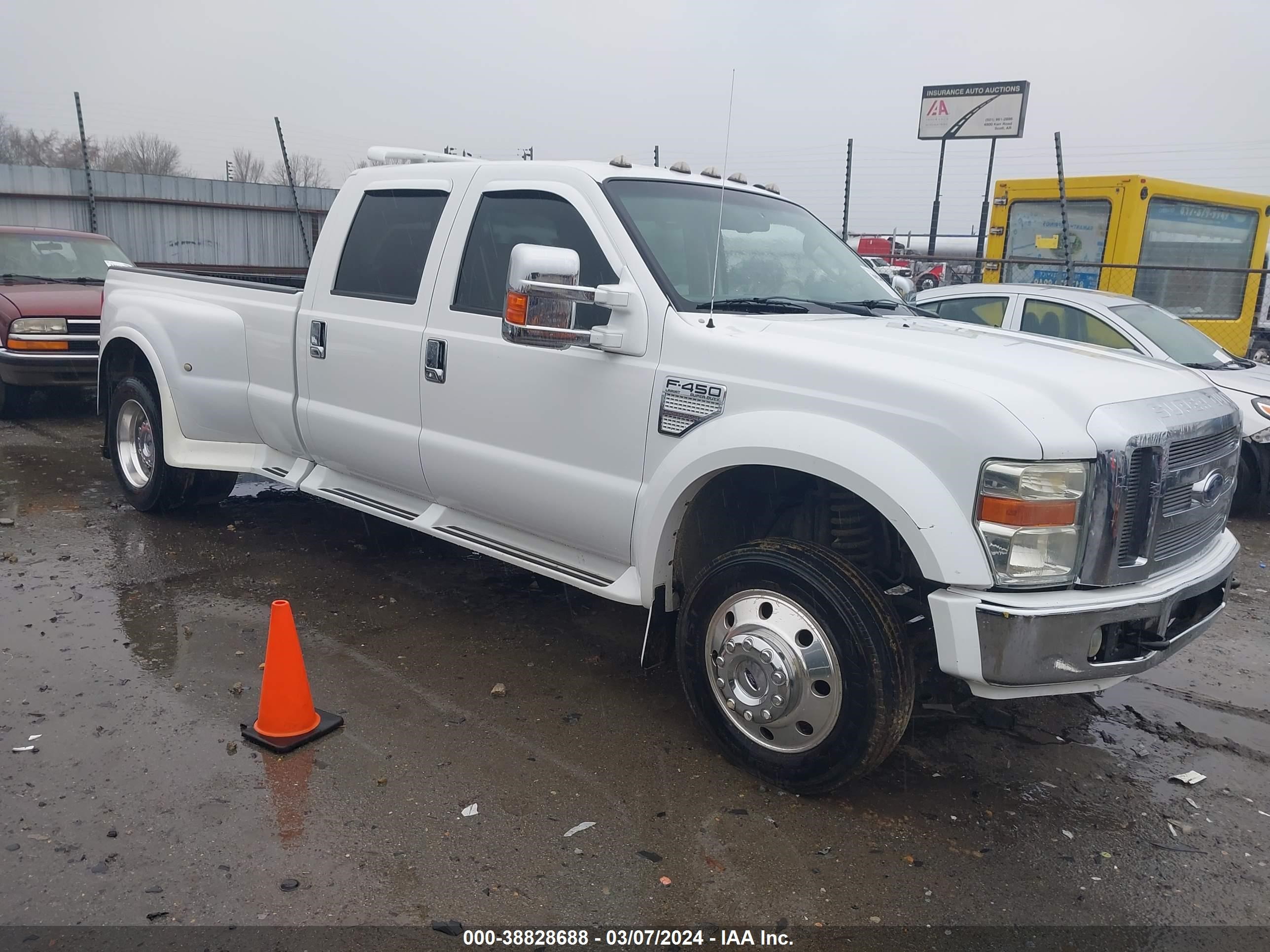 FORD F450 2008 1ftxw42r98eb47027