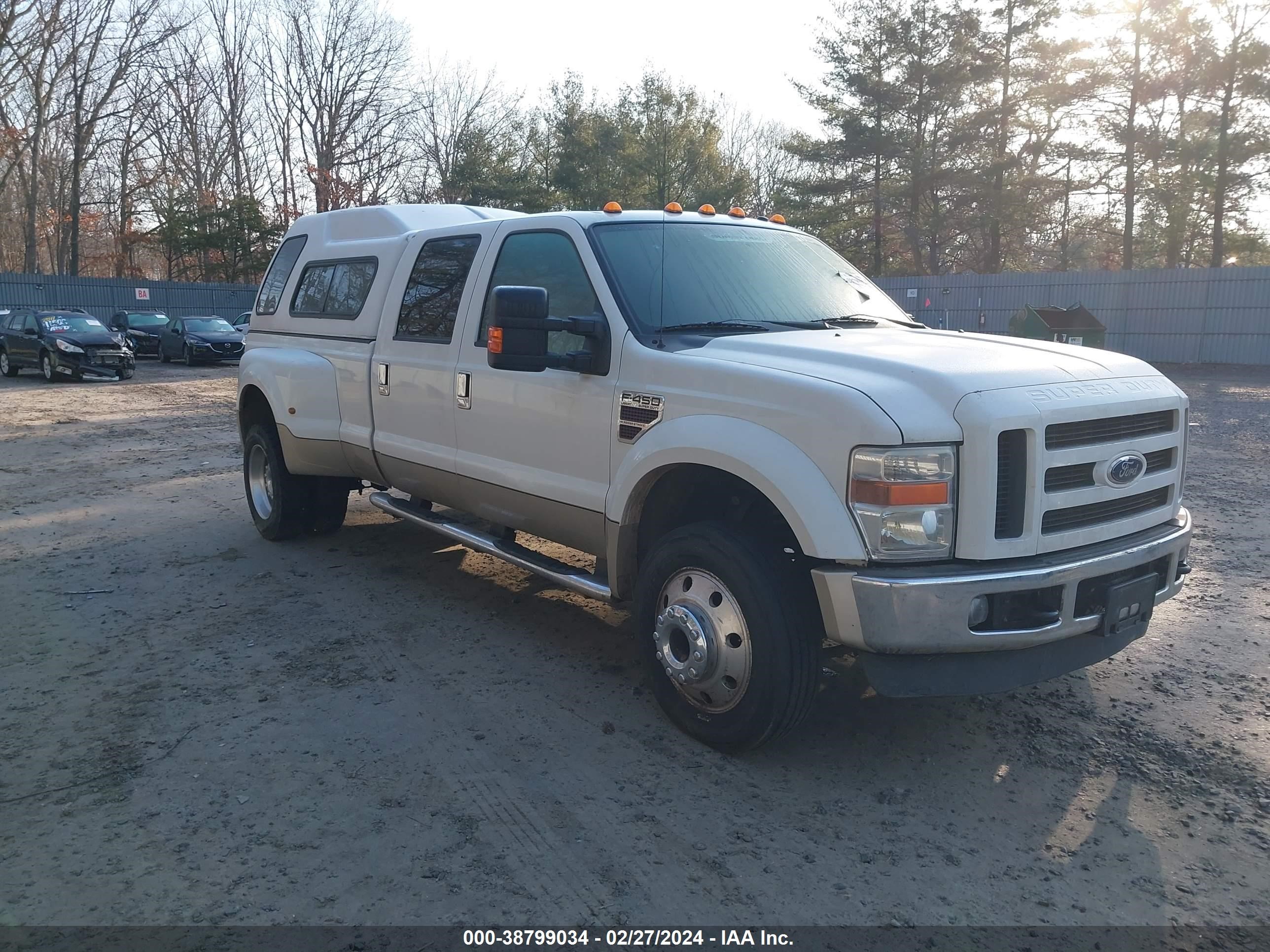 FORD F450 2008 1ftxw43r98ec26048