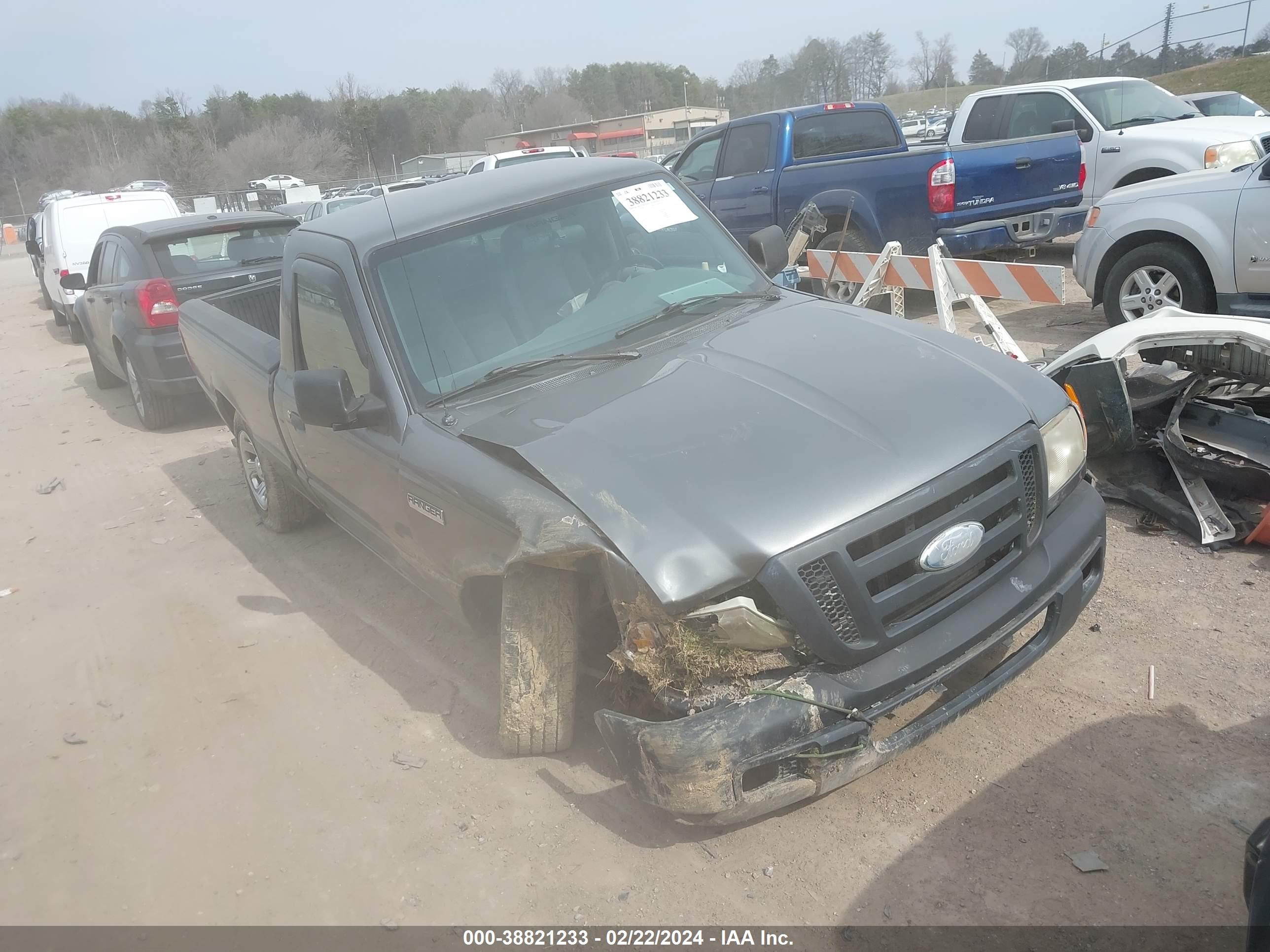 FORD RANGER 2007 1ftyr10d57pa48516