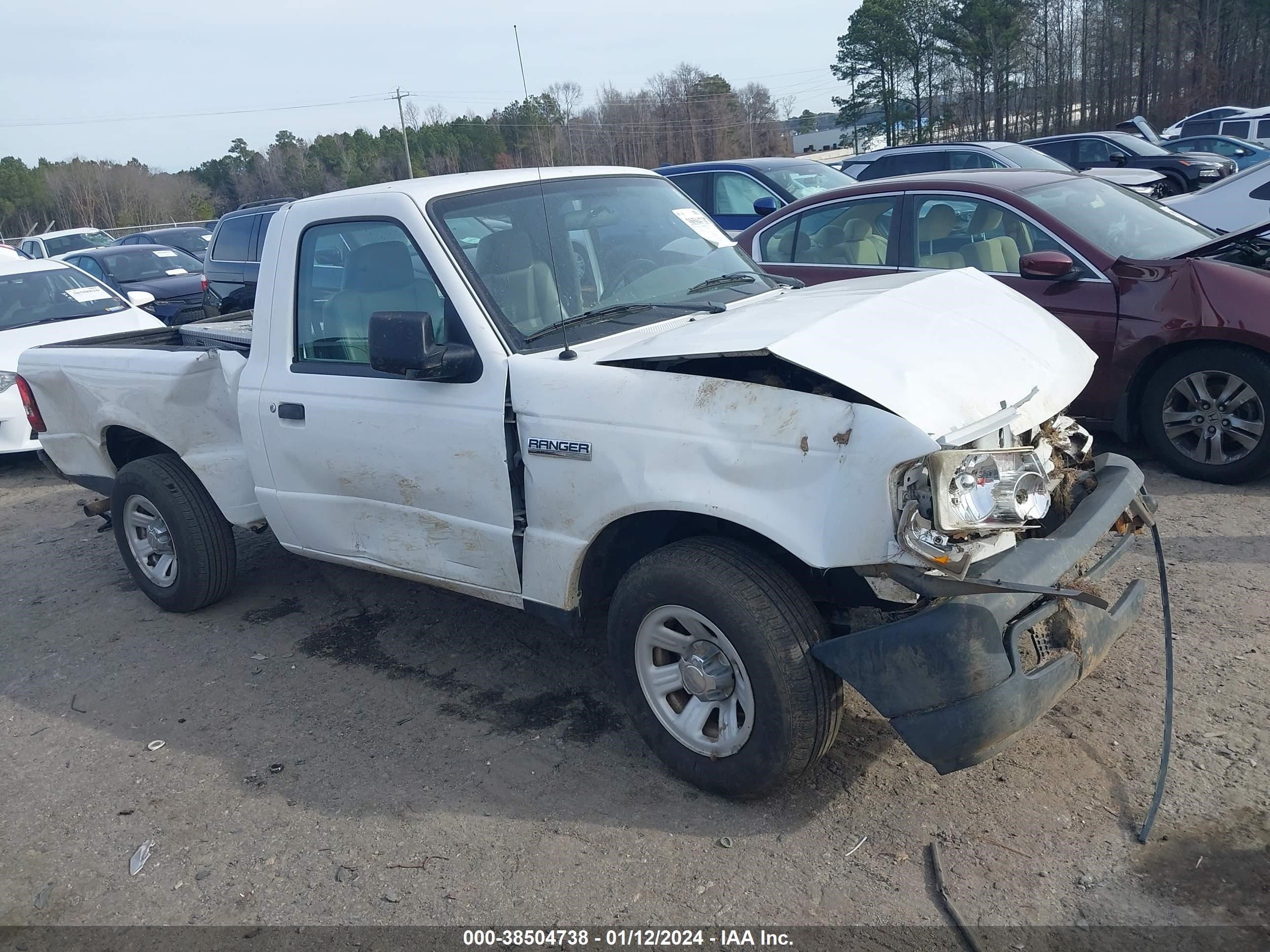 FORD RANGER 2007 1ftyr10d57pa97831