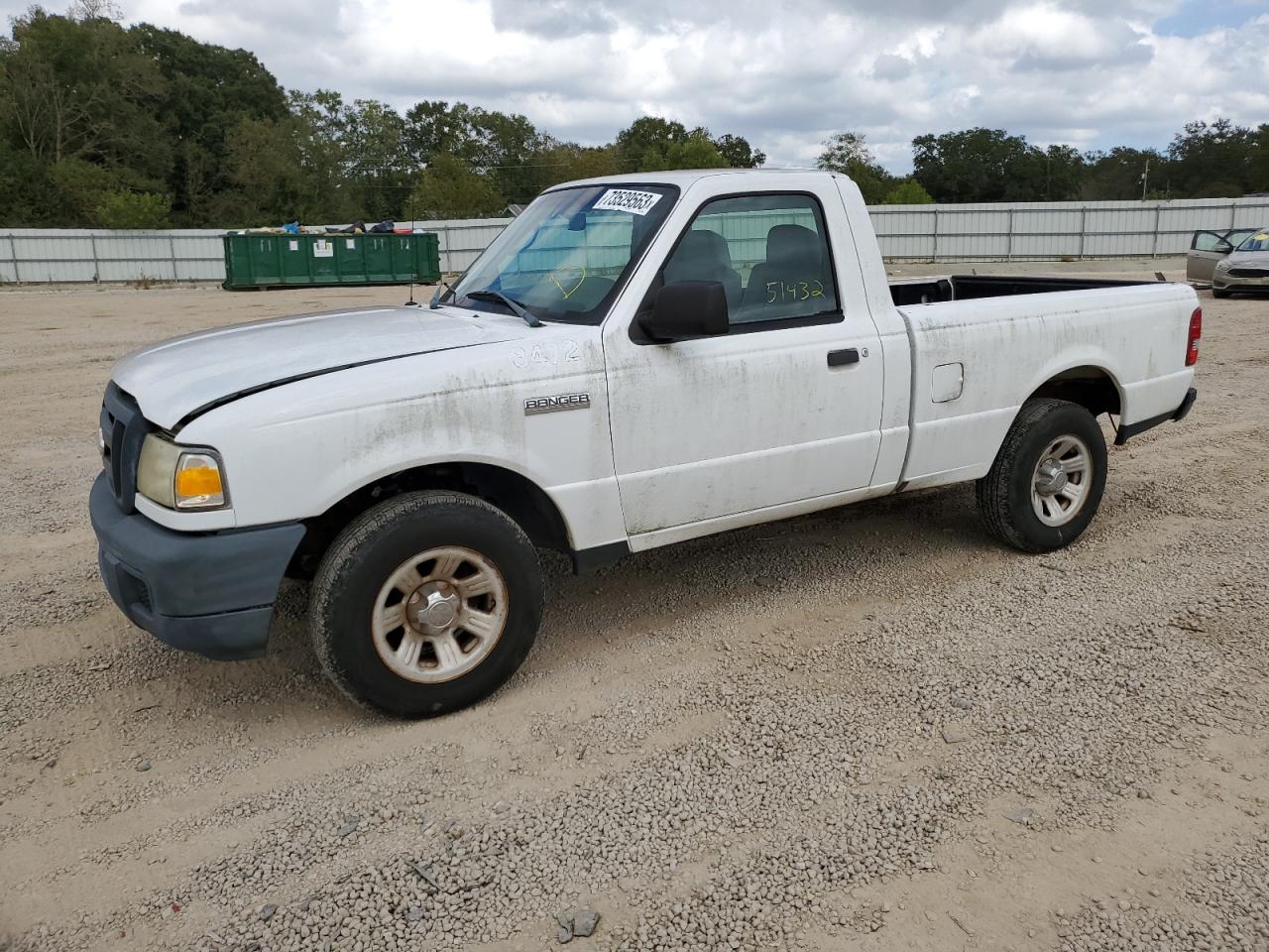 FORD RANGER 2007 1ftyr10d57pa98493