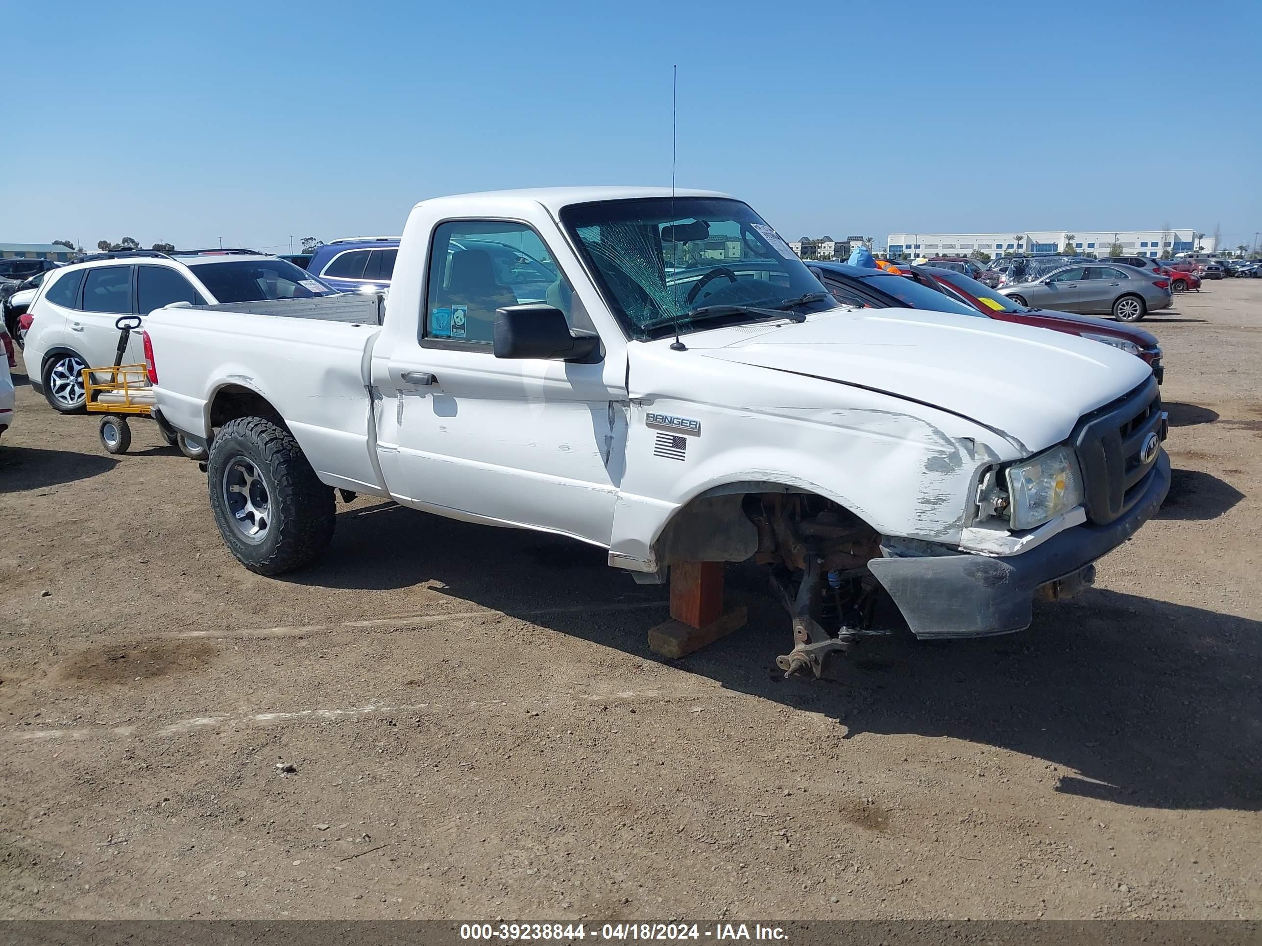 FORD RANGER 2008 1ftyr10d58pa25013