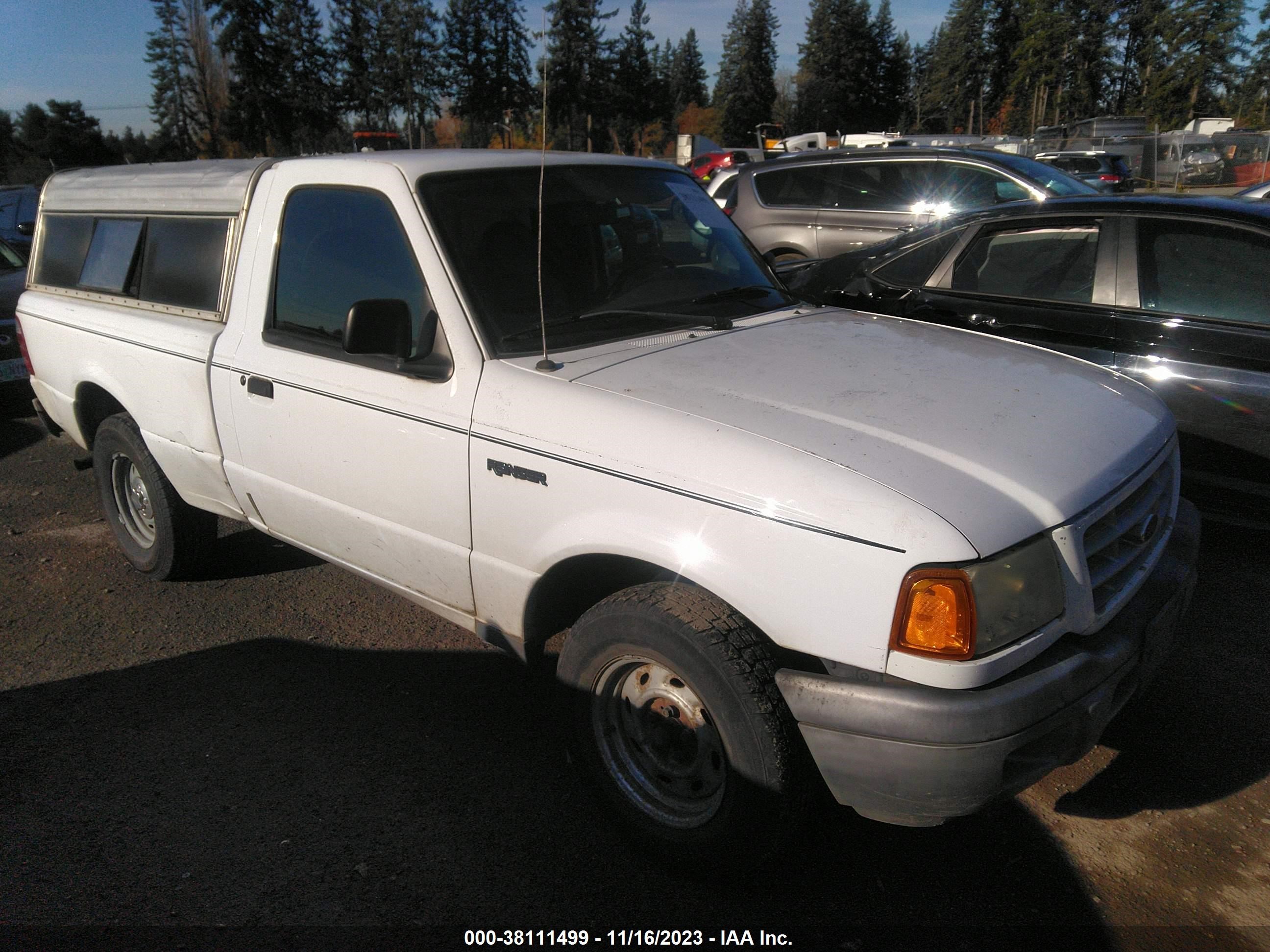 FORD RANGER 2003 1ftyr10d63pb33858