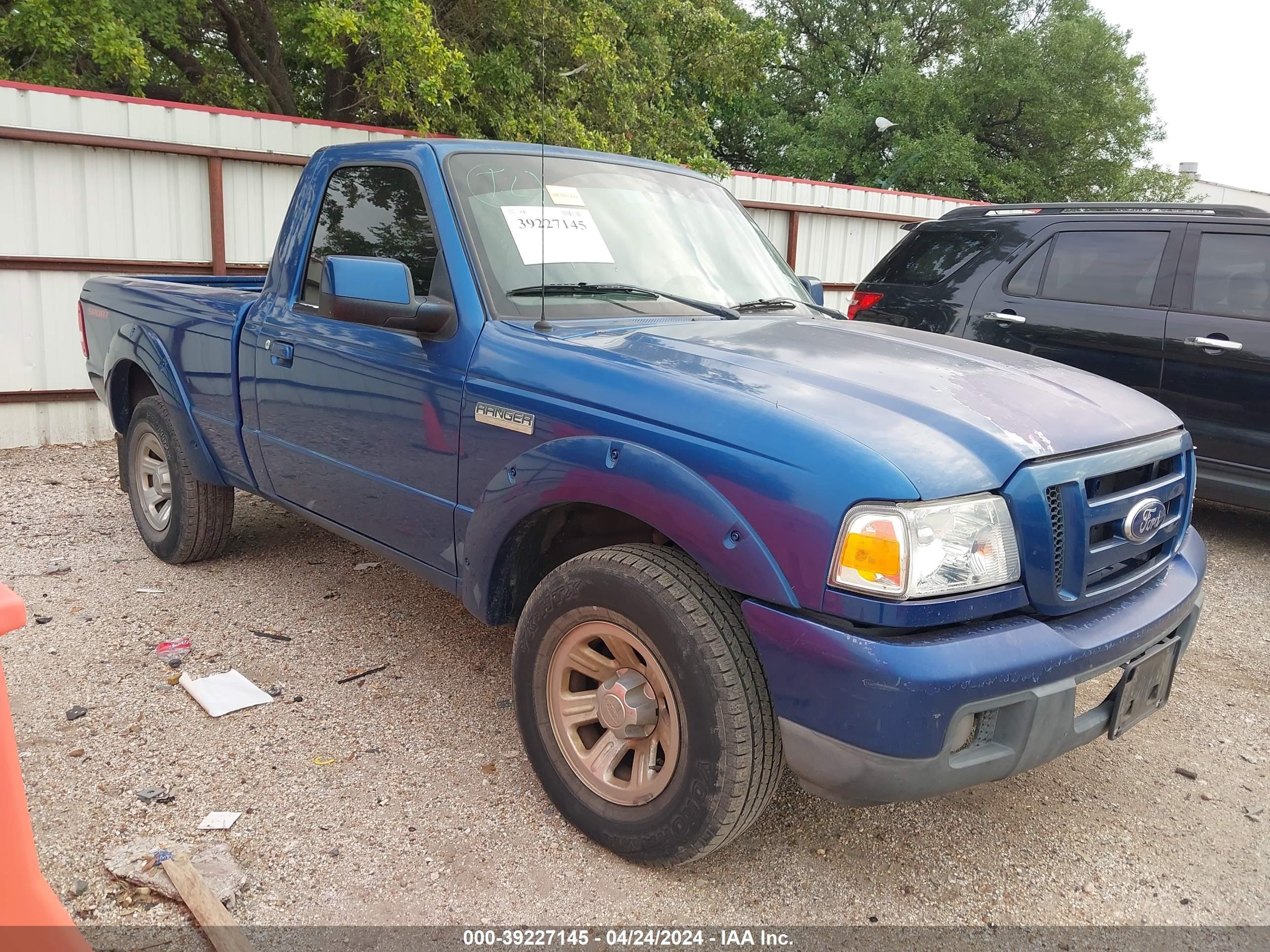 FORD RANGER 2007 1ftyr10u87pa45156