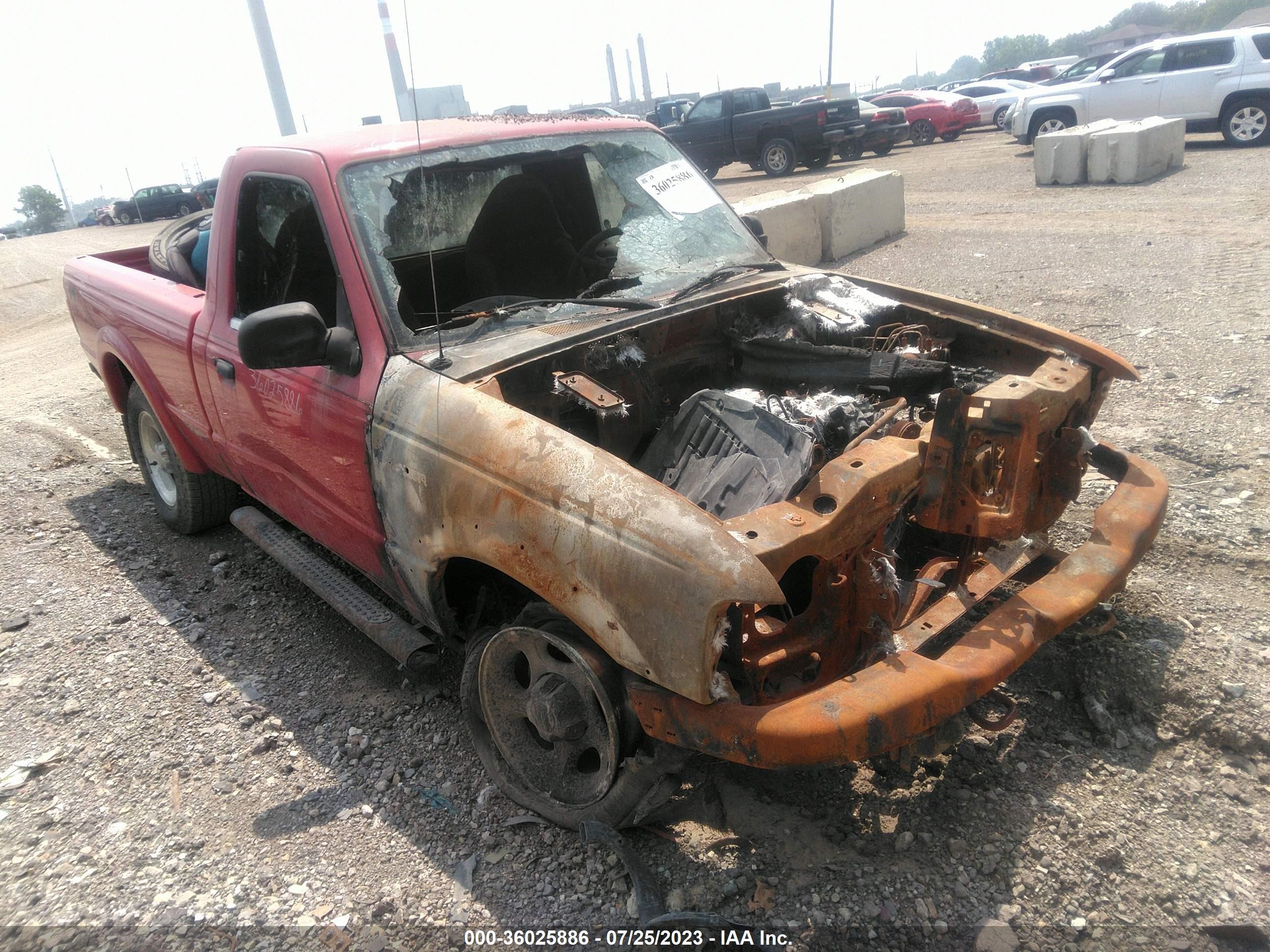 FORD RANGER 2002 1ftyr11u02pa64355