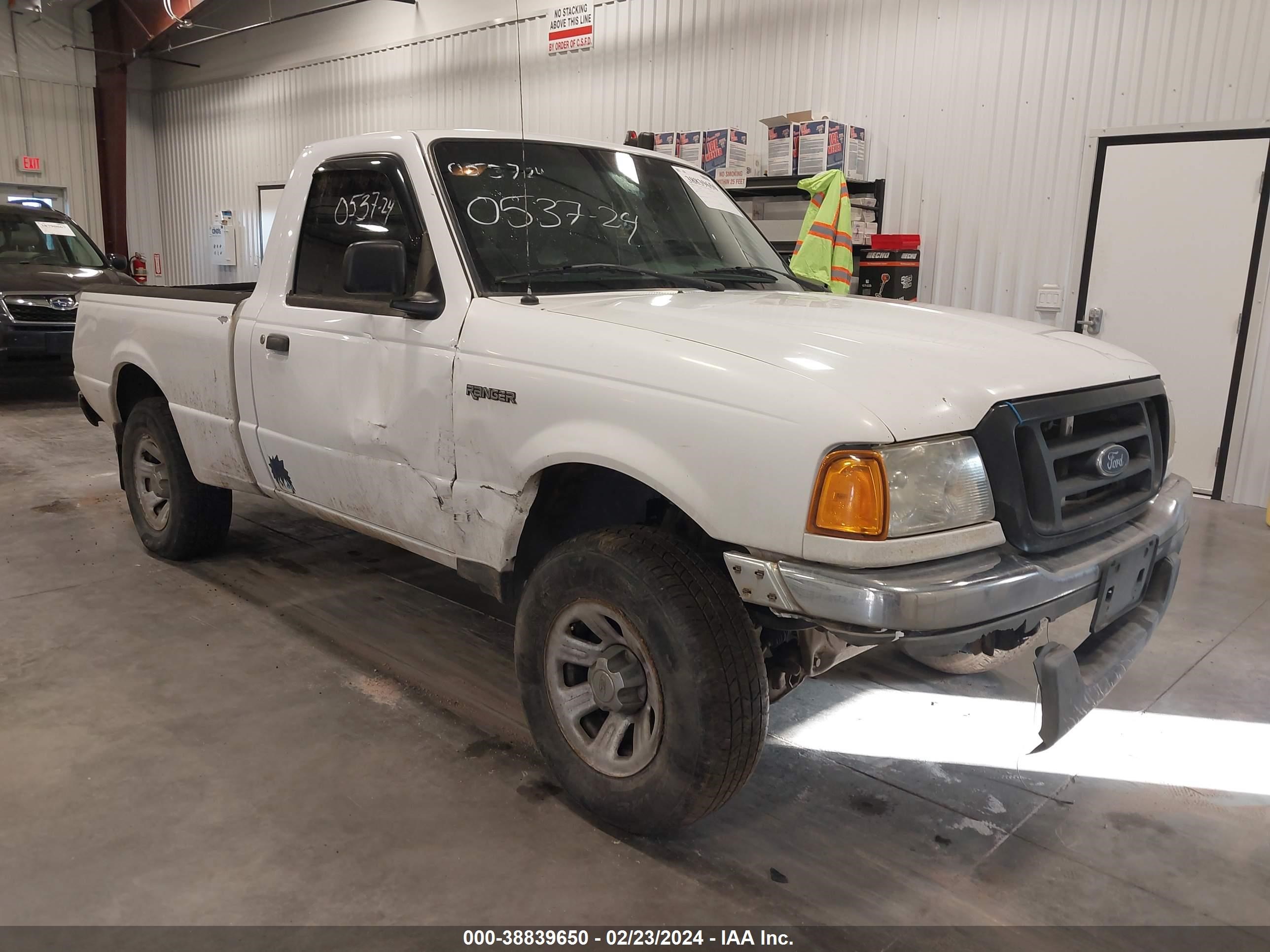 FORD RANGER 2005 1ftyr11u35pa54391