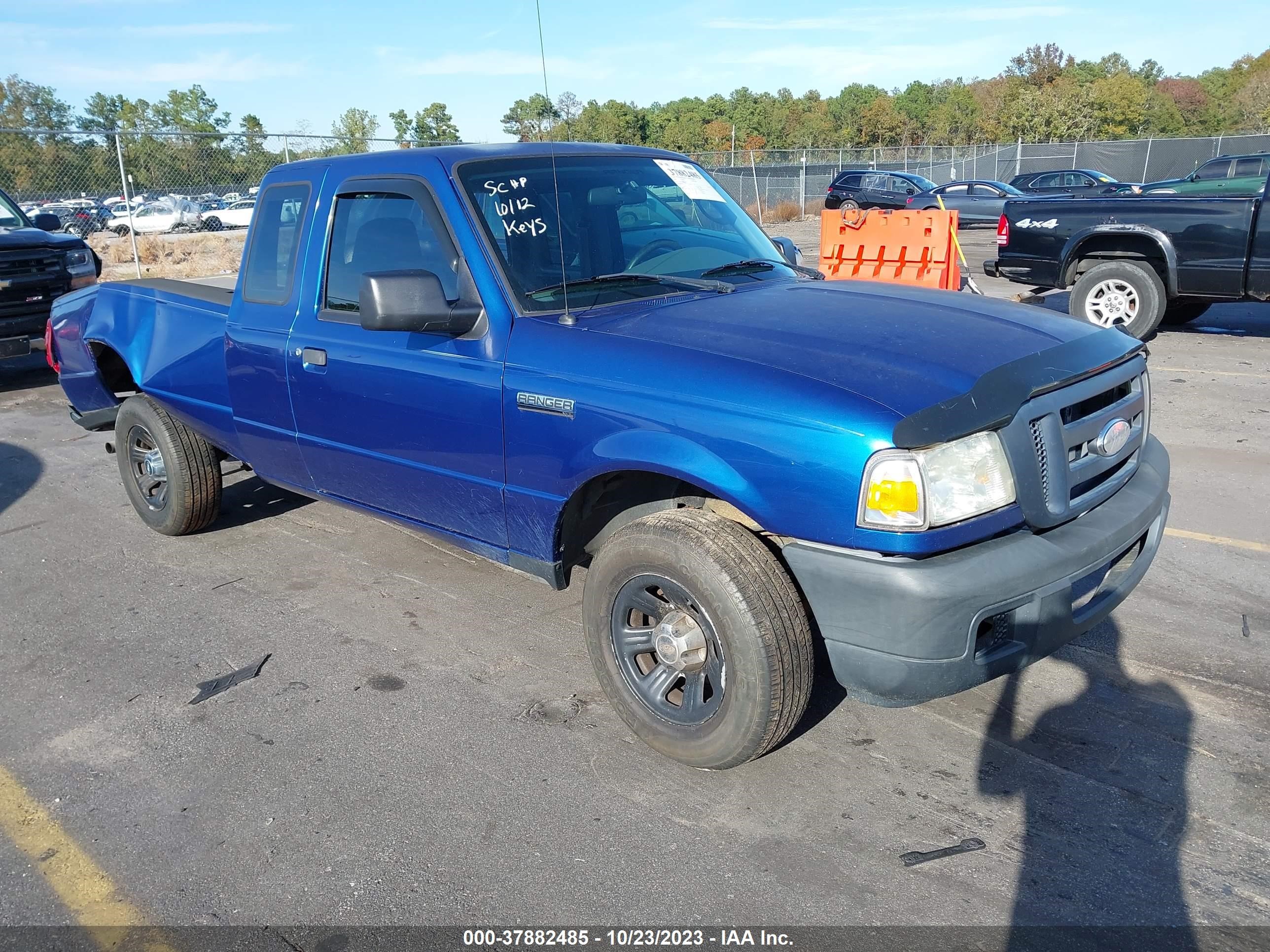 FORD RANGER 2007 1ftyr14d97pa63823