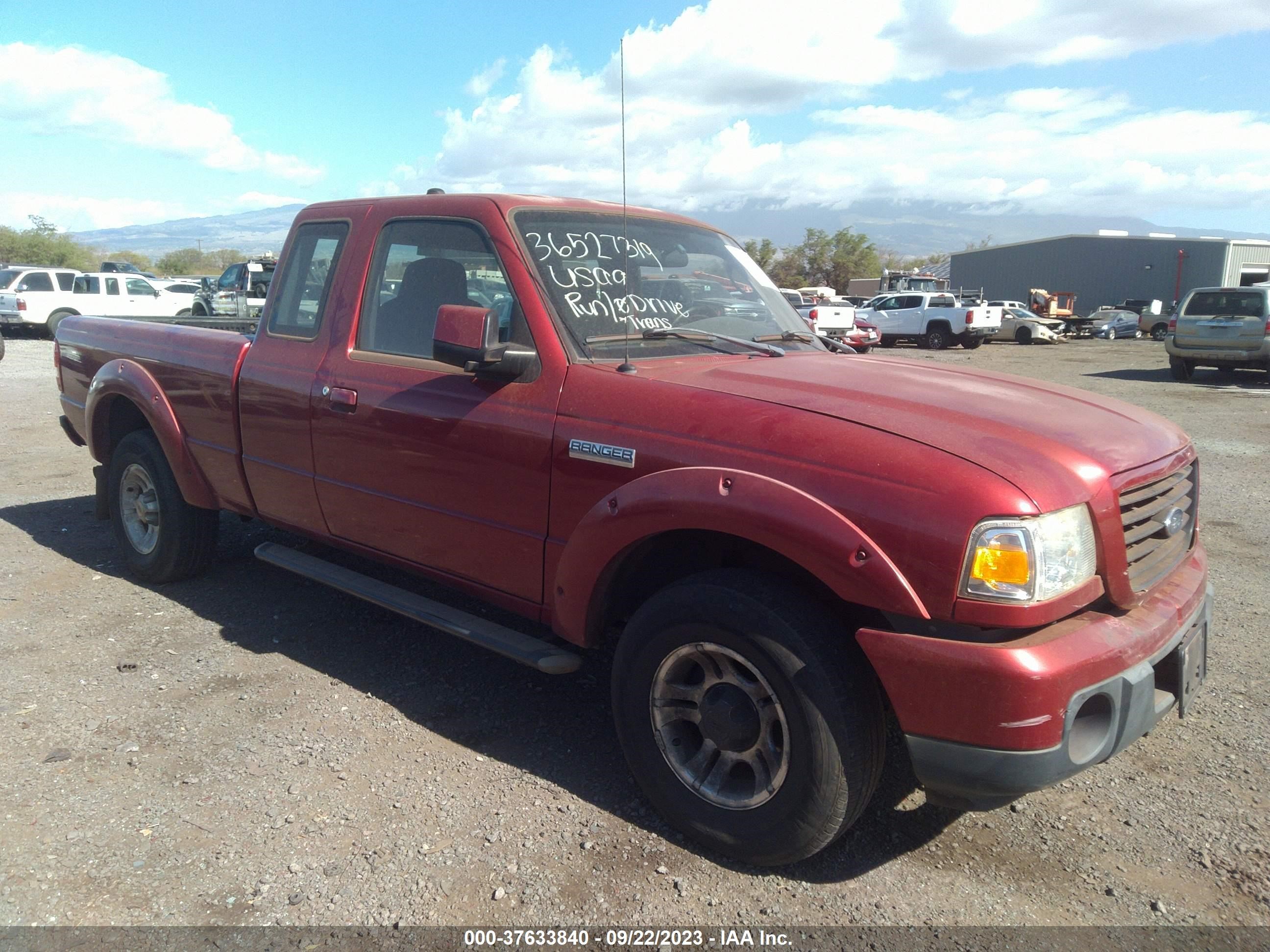 FORD RANGER 2009 1ftyr14e89pa64070