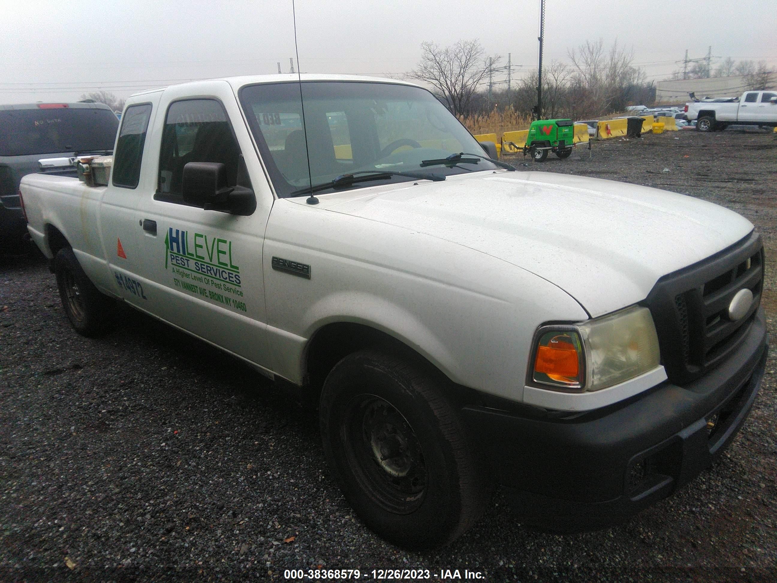 FORD RANGER 2007 1ftyr14u37pa10308