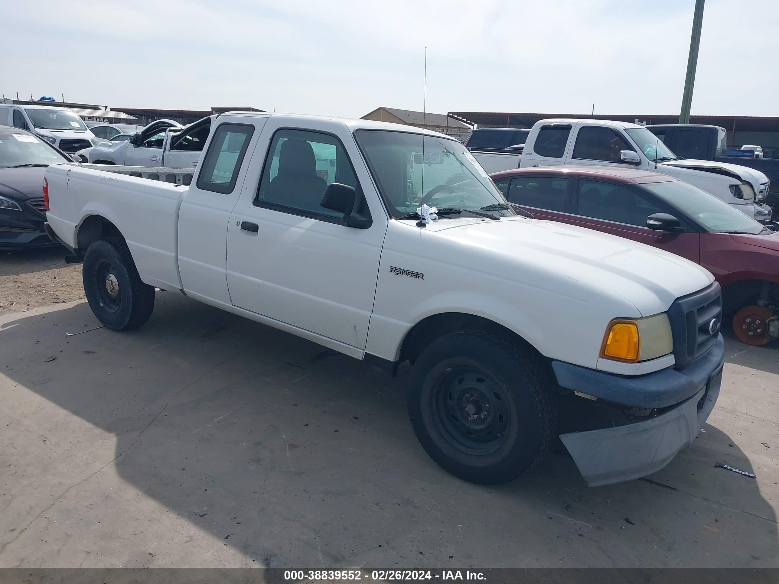 FORD RANGER 2004 1ftyr14u74pb62104