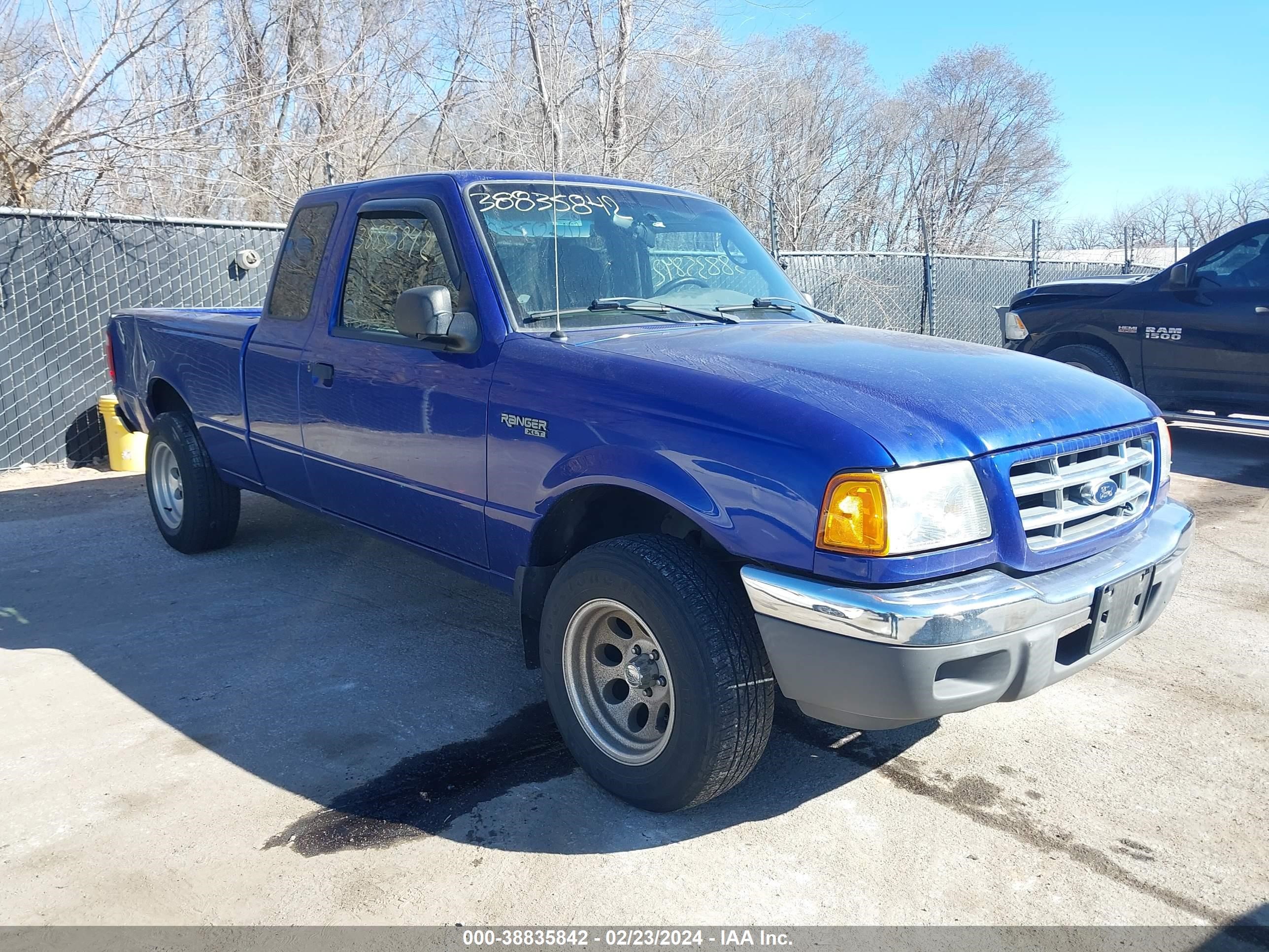 FORD RANGER 2003 1ftyr14v13pa54262