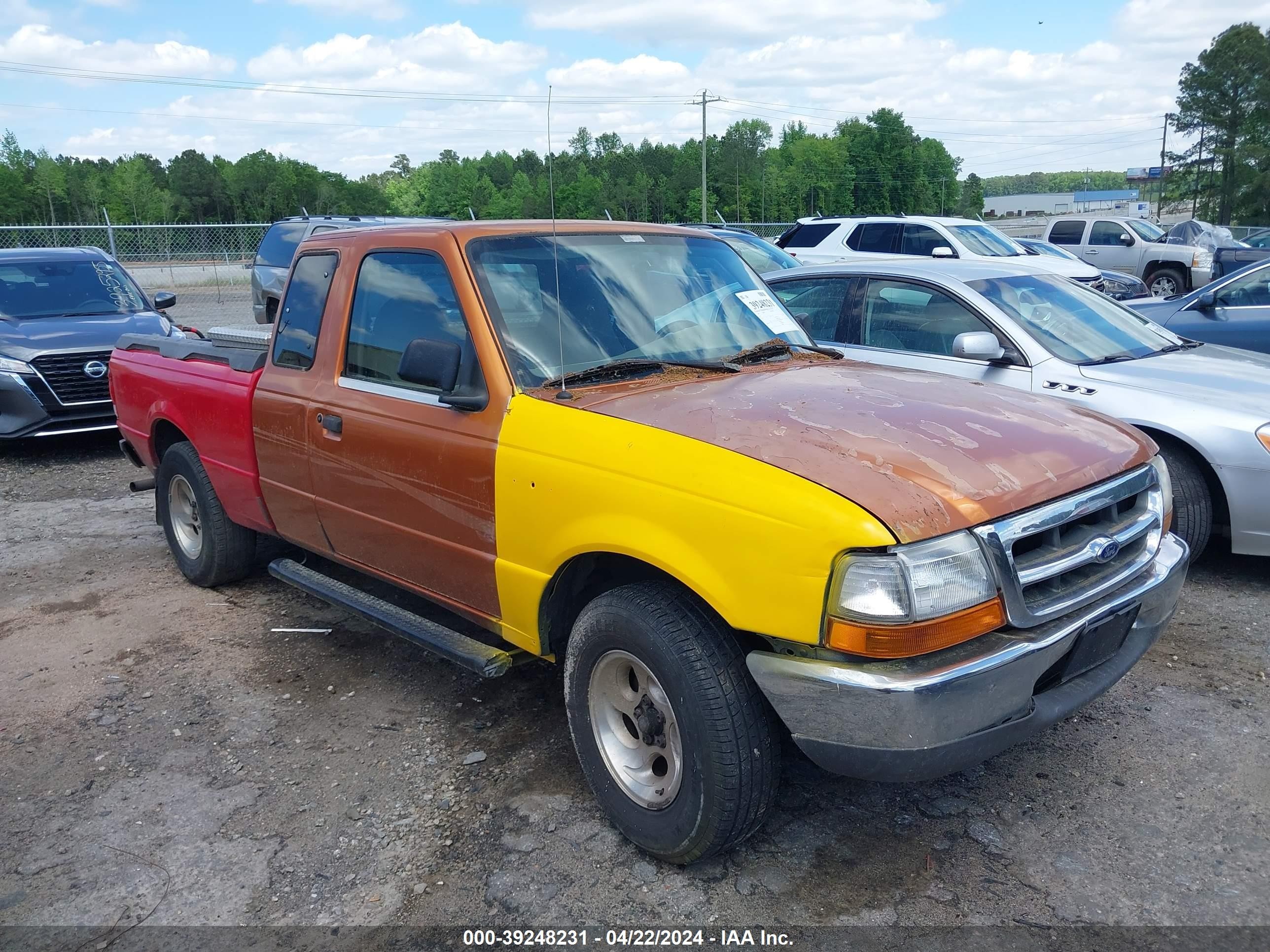 FORD RANGER 2000 1ftyr14vxyta01154