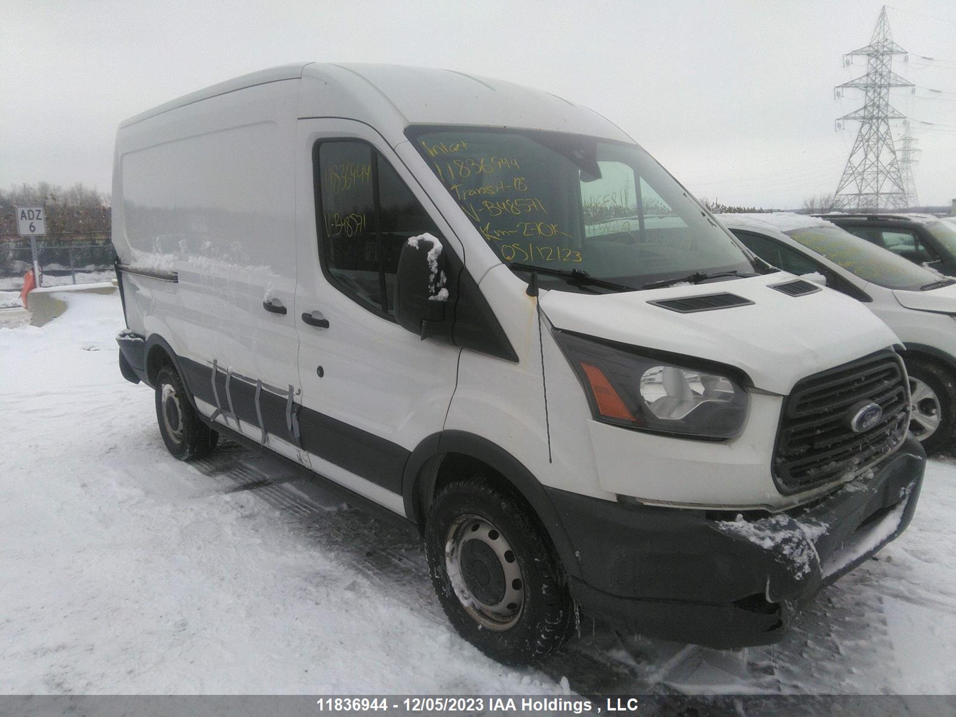 FORD TRANSIT 2018 1ftyr1cm9jkb48571