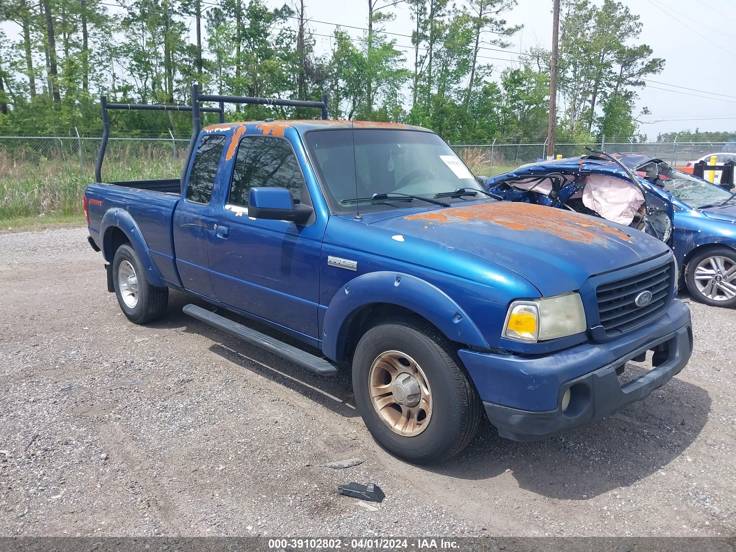 FORD RANGER 2009 1ftyr44e39pa15165