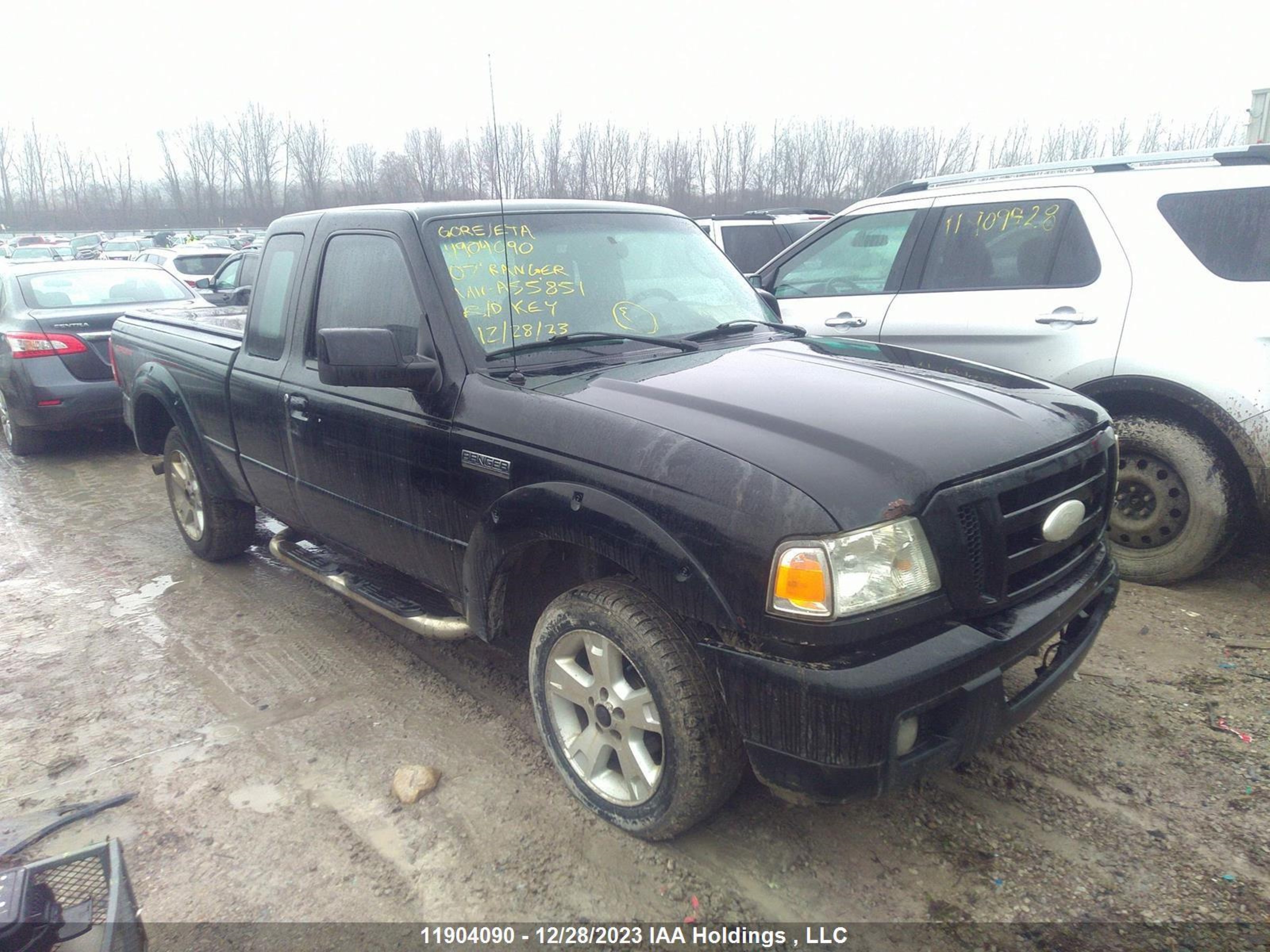 FORD RANGER 2007 1ftyr44u57pa55851