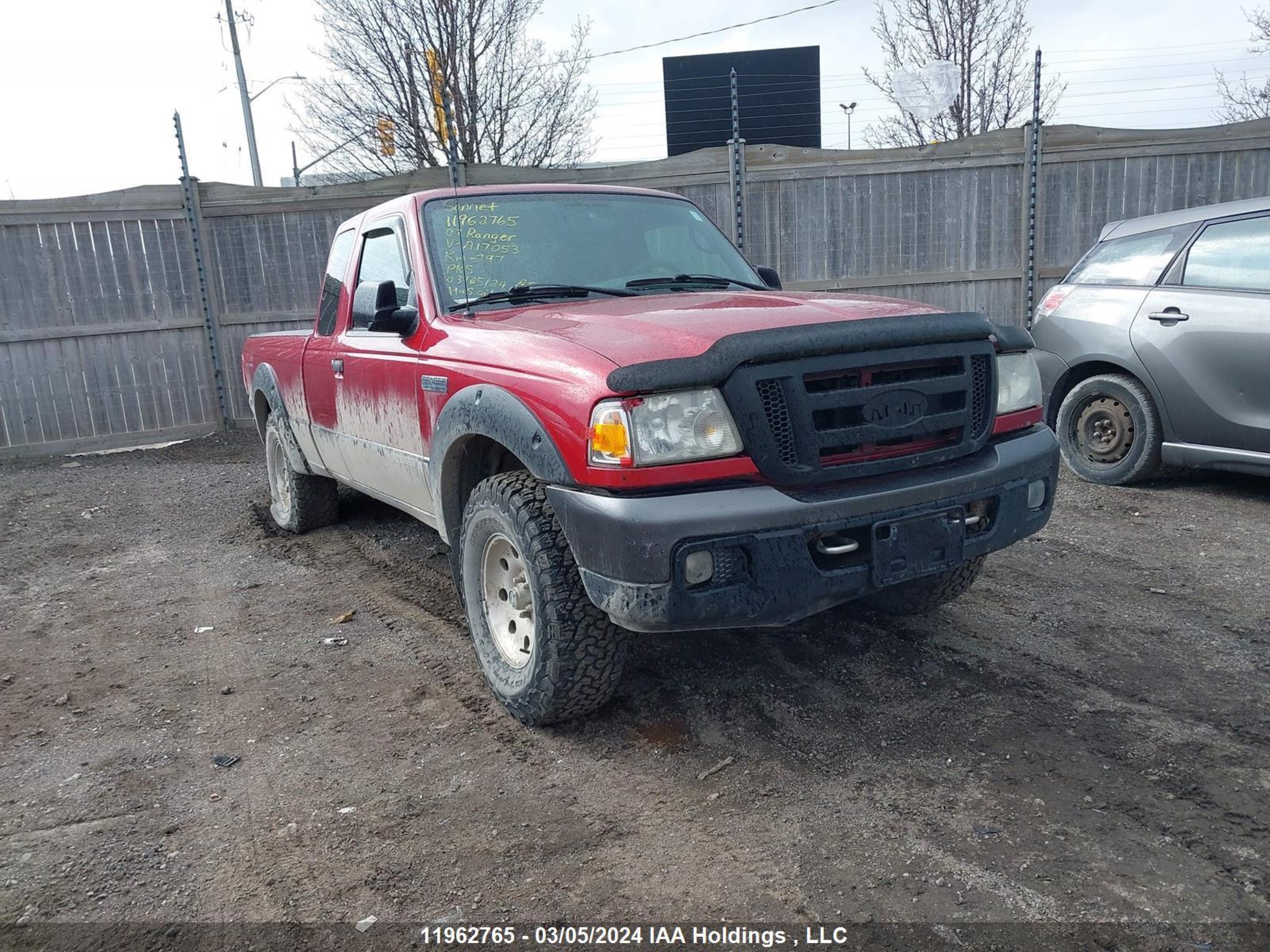 FORD RANGER 2007 1ftzr45e27pa17053