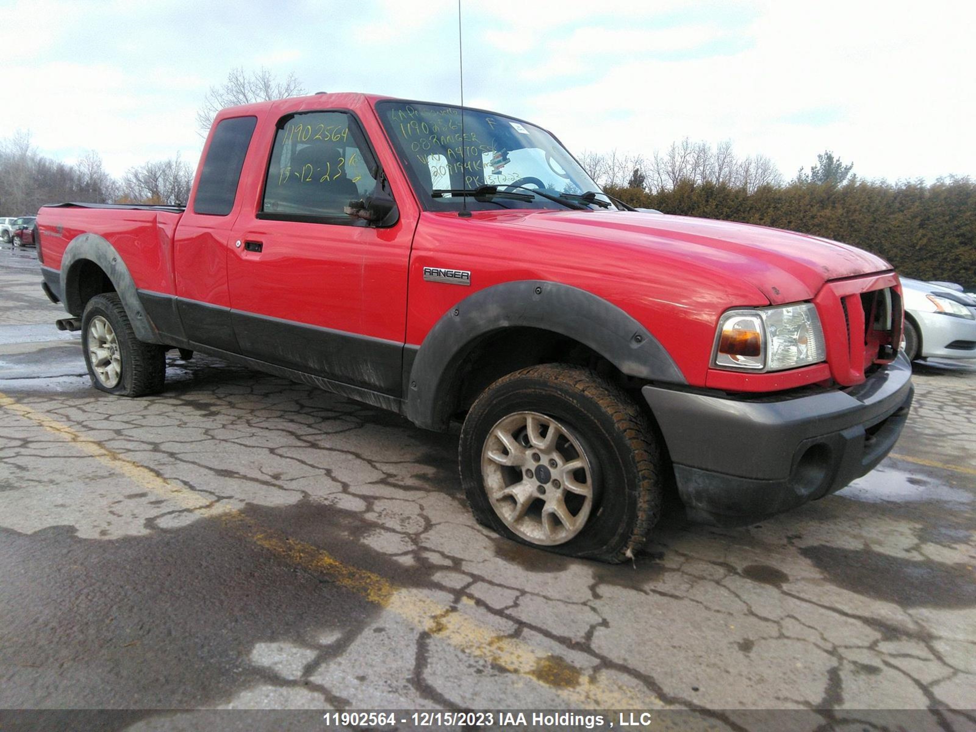 FORD RANGER 2008 1ftzr45e88pa47059