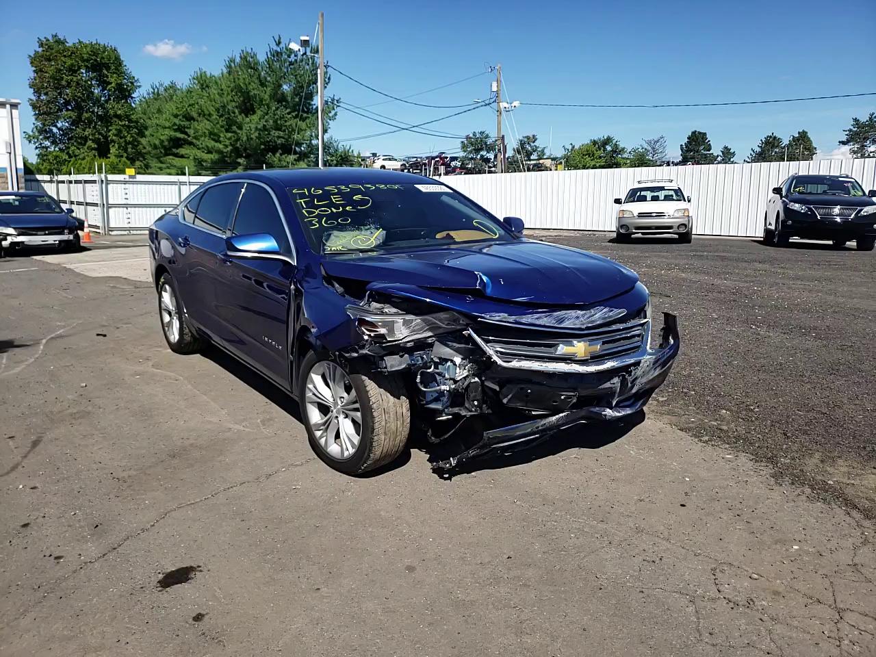 CHEVROLET IMPALA LT 2014 1g1125s37eu122477