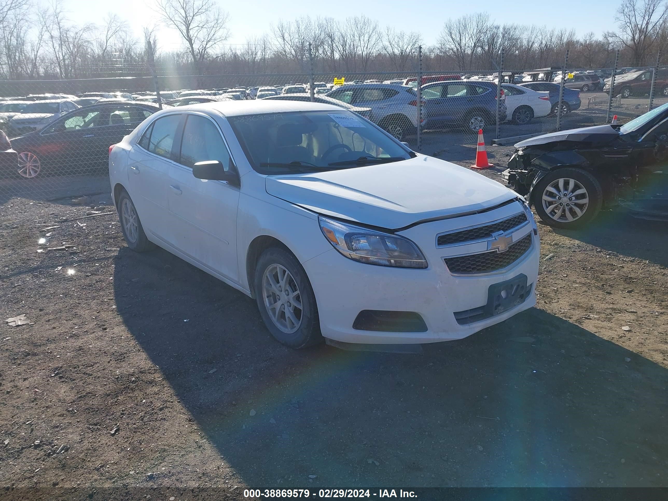 CHEVROLET MALIBU 2013 1g11a5saxdf333788