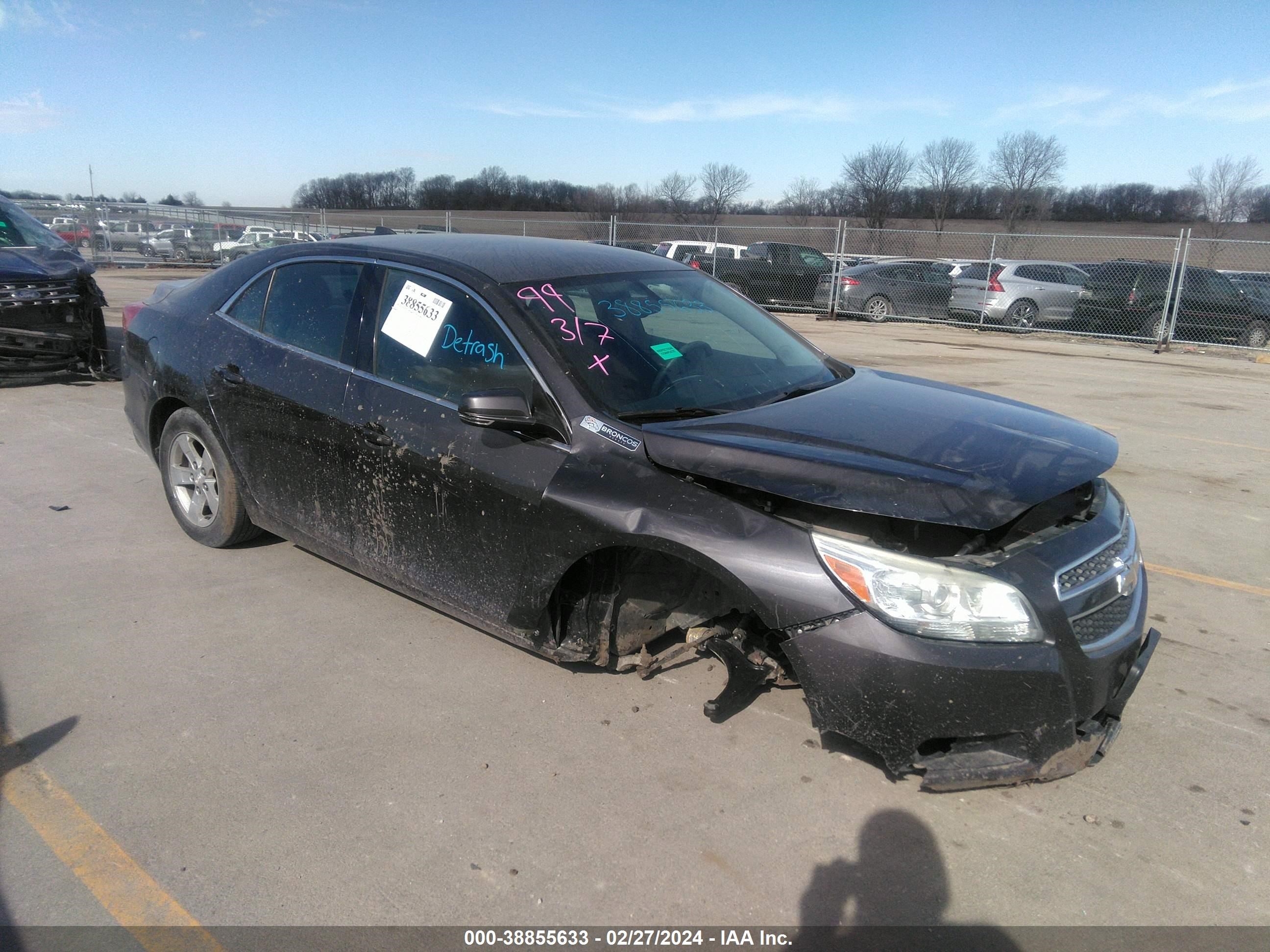 CHEVROLET MALIBU 2013 1g11c5sa6df268125