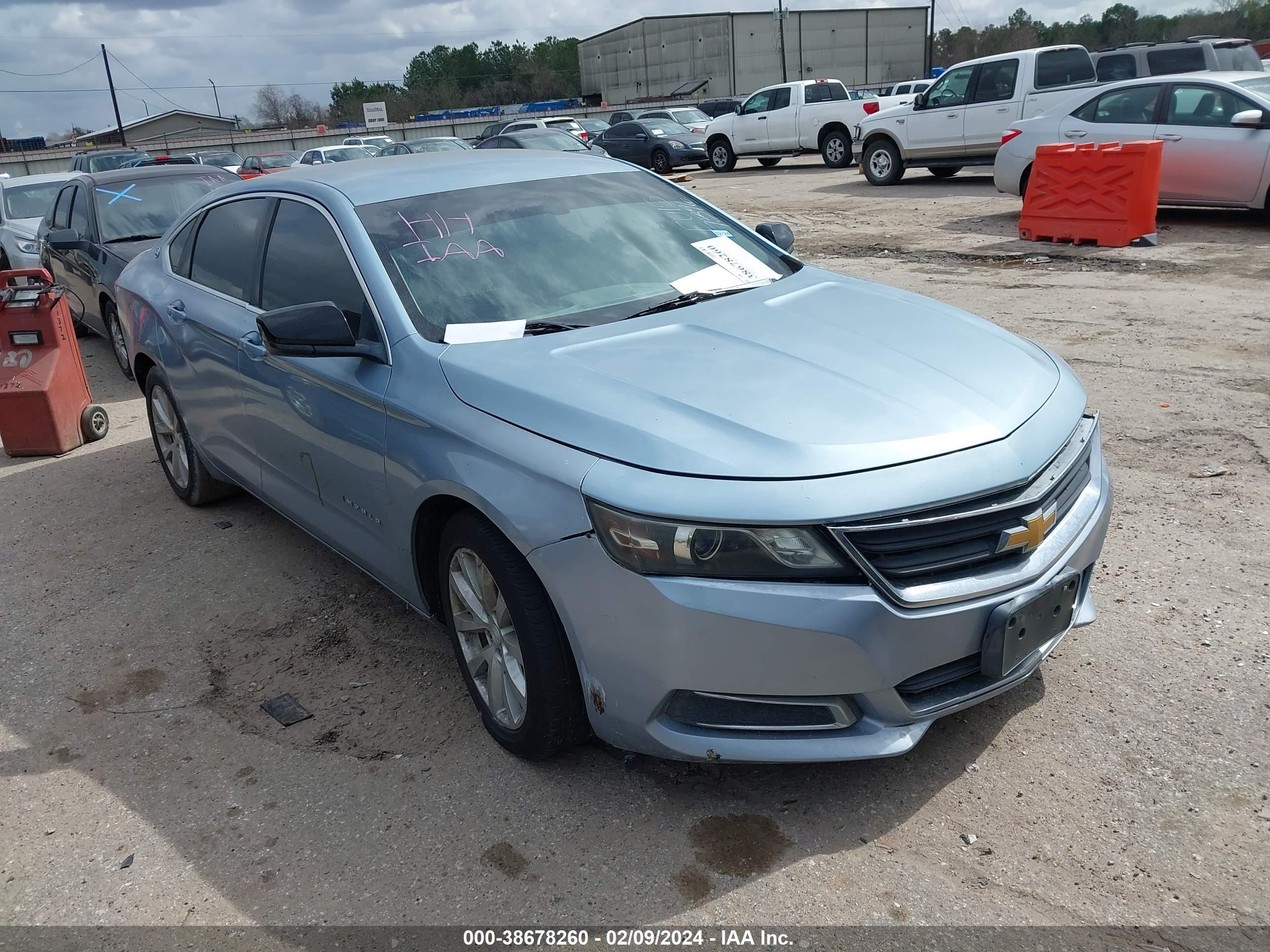 CHEVROLET IMPALA 2014 1g11y5sl8eu157396