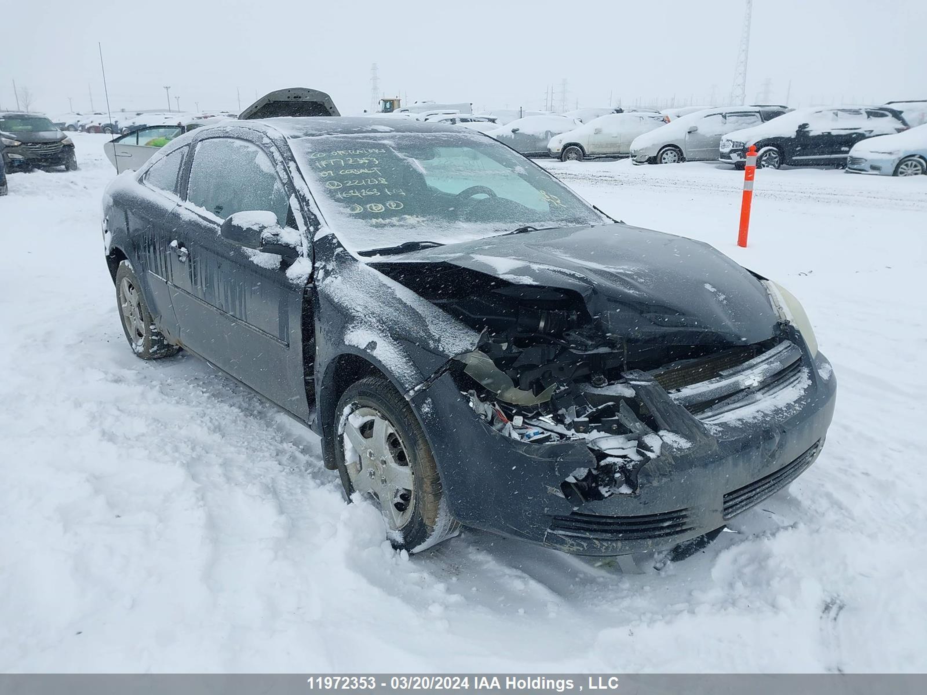 CHEVROLET COBALT 2007 1g1aj15f977221238