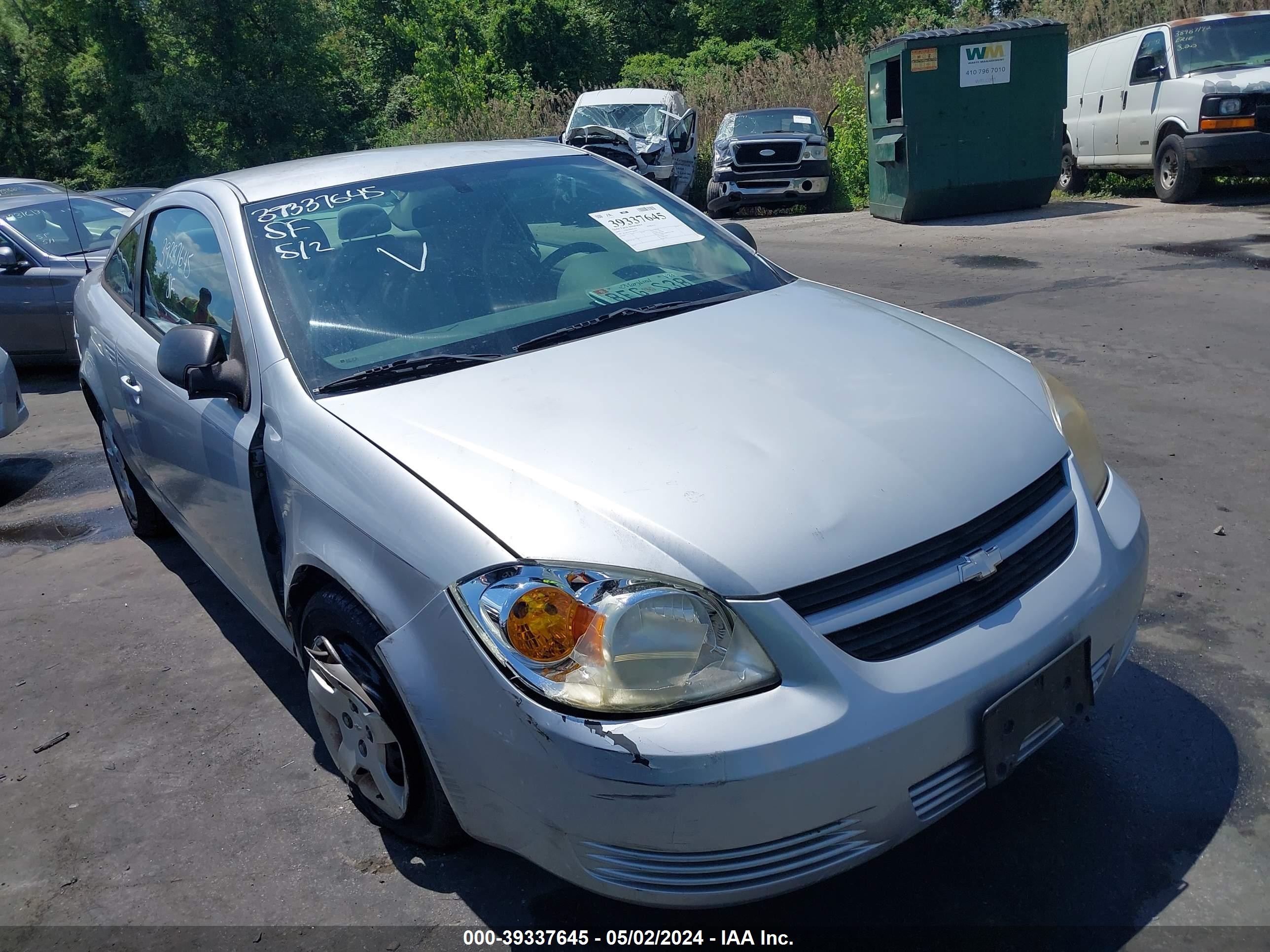 CHEVROLET COBALT 2007 1g1ak15f977209894