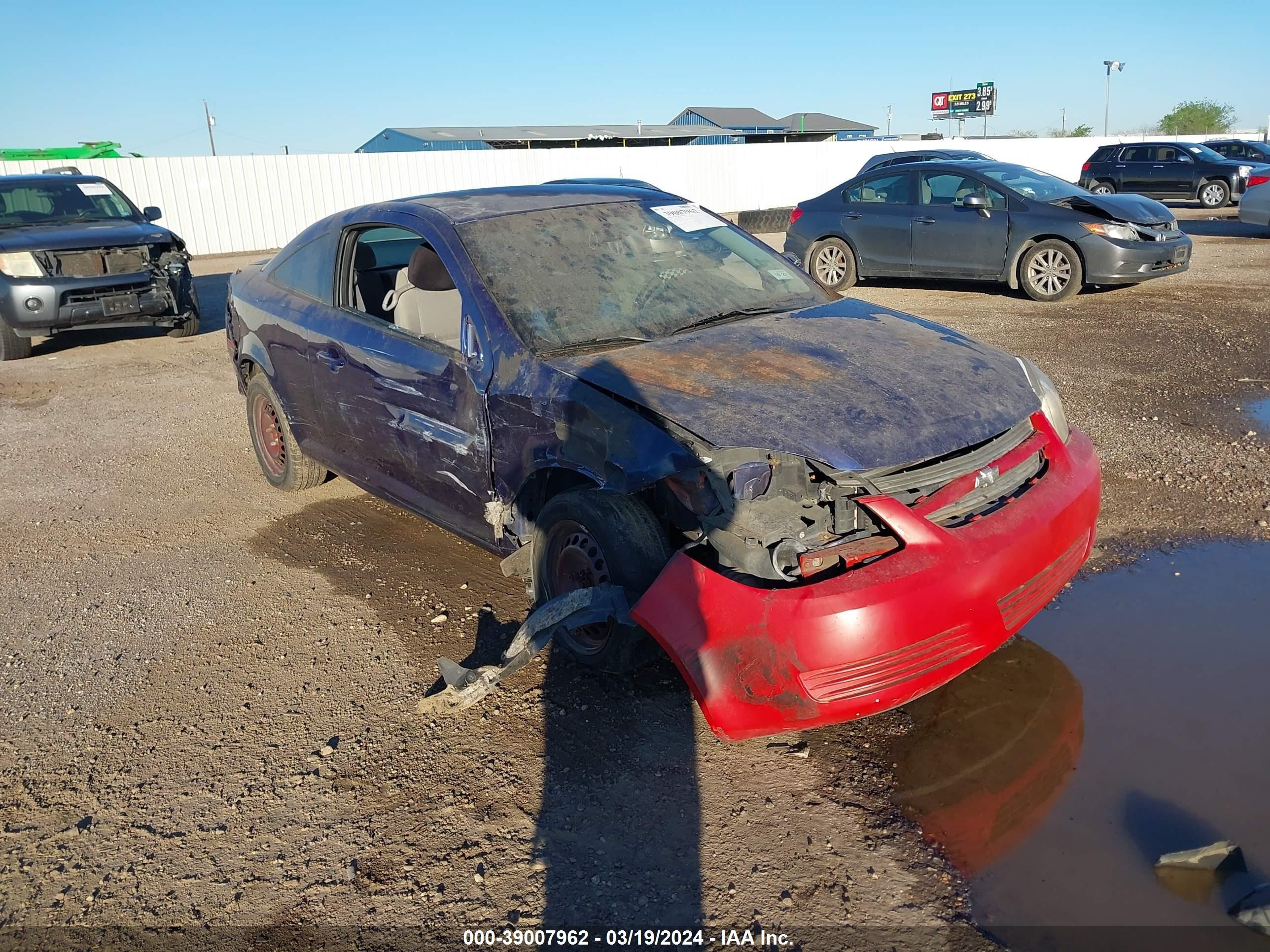 CHEVROLET COBALT 2007 1g1ak18f577366205