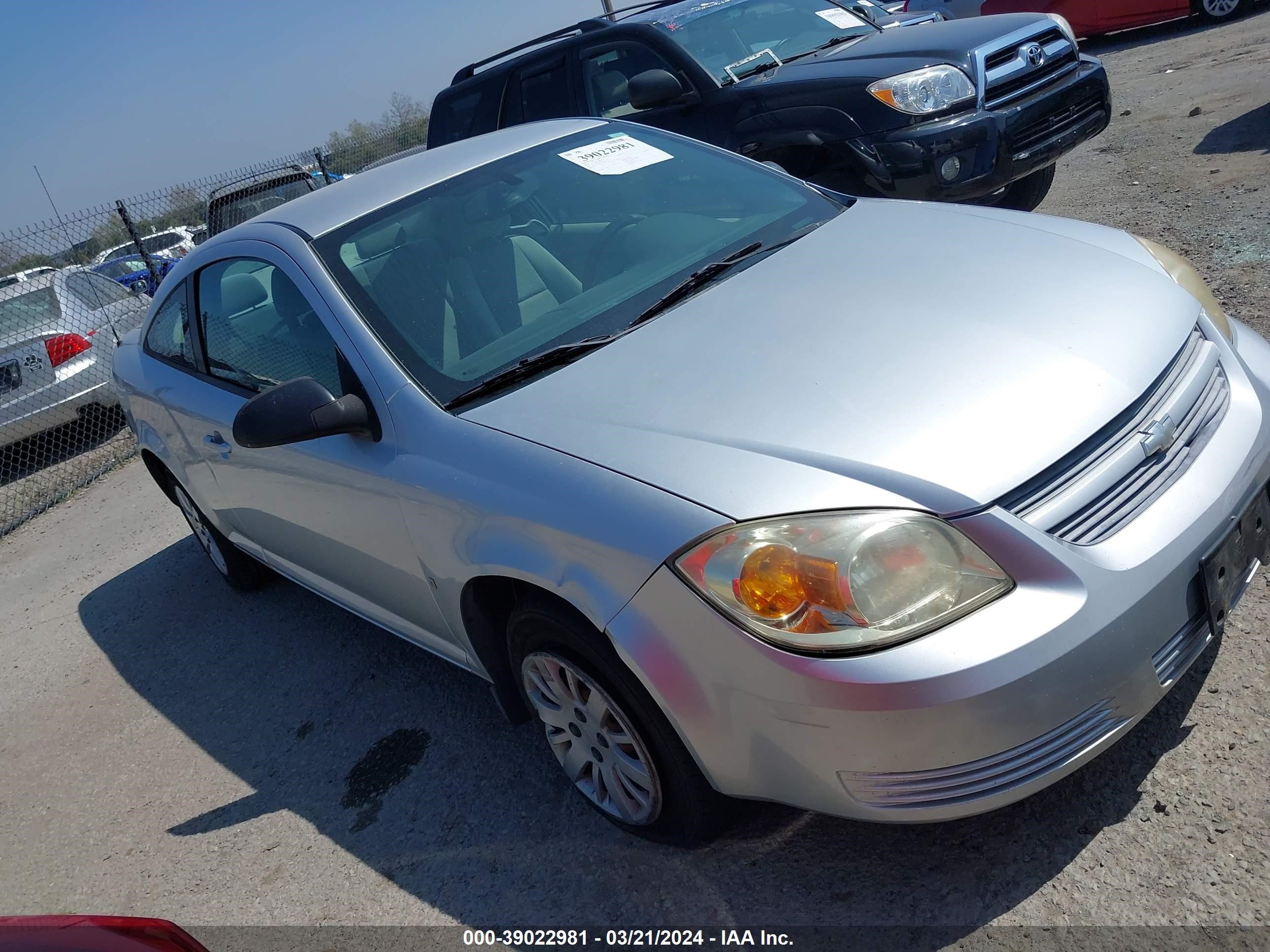 CHEVROLET COBALT 2009 1g1ak18h697124222