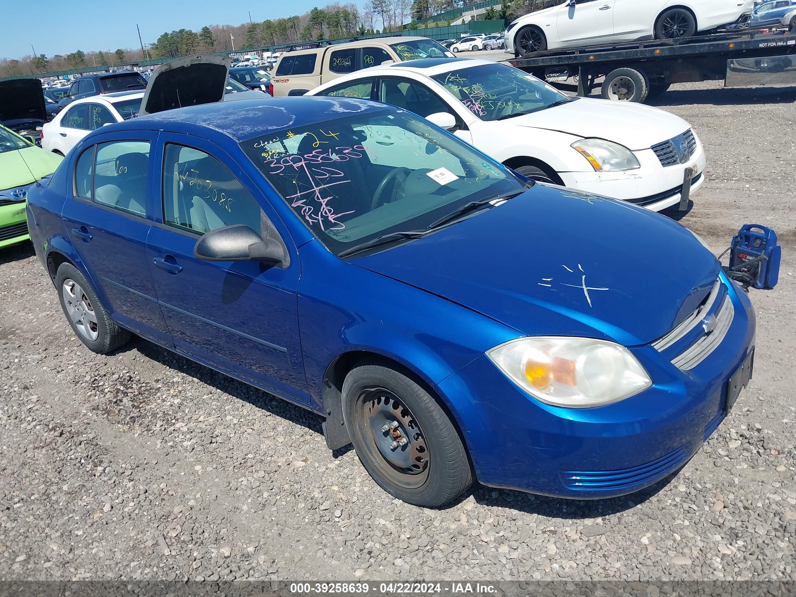 CHEVROLET COBALT 2005 1g1ak52f357621625