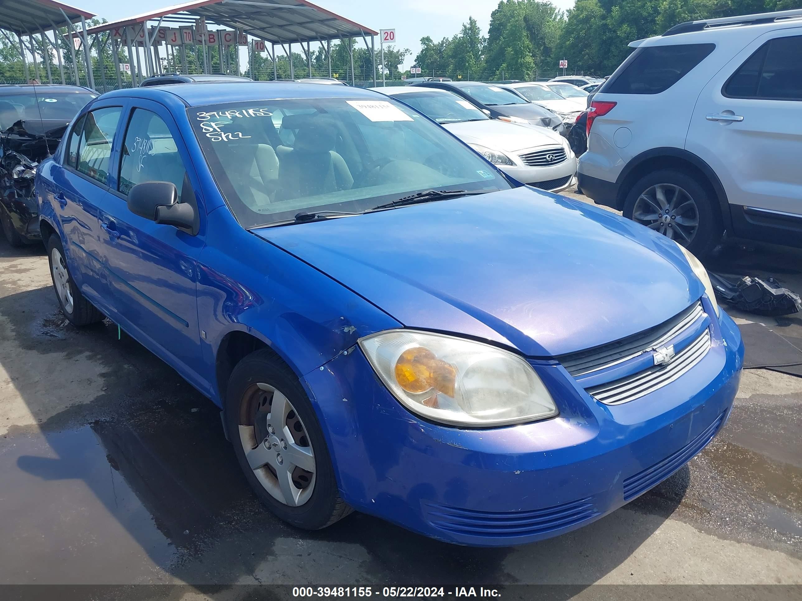 CHEVROLET COBALT 2008 1g1ak58f087134295