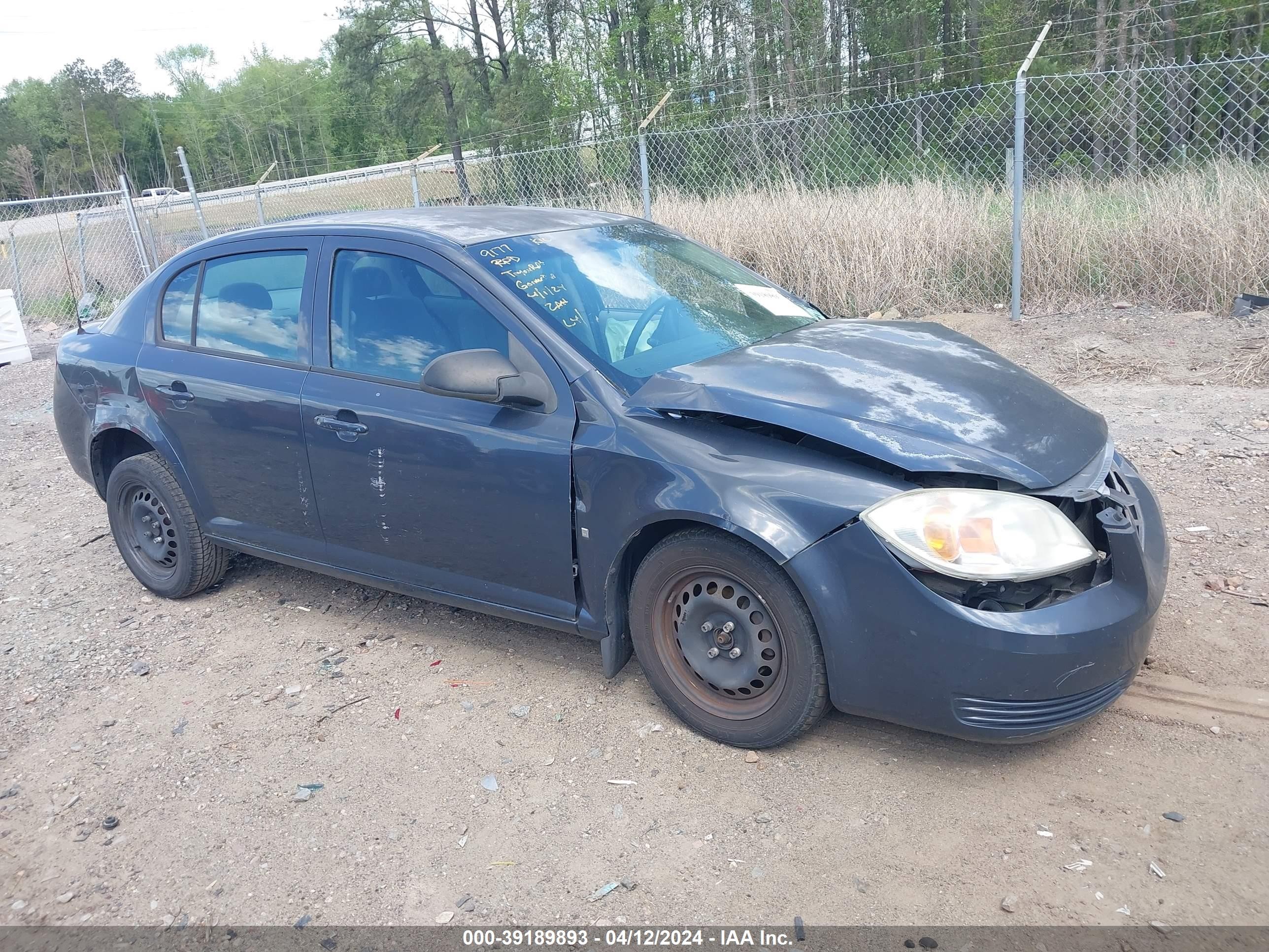 CHEVROLET COBALT 2008 1g1ak58f287174278