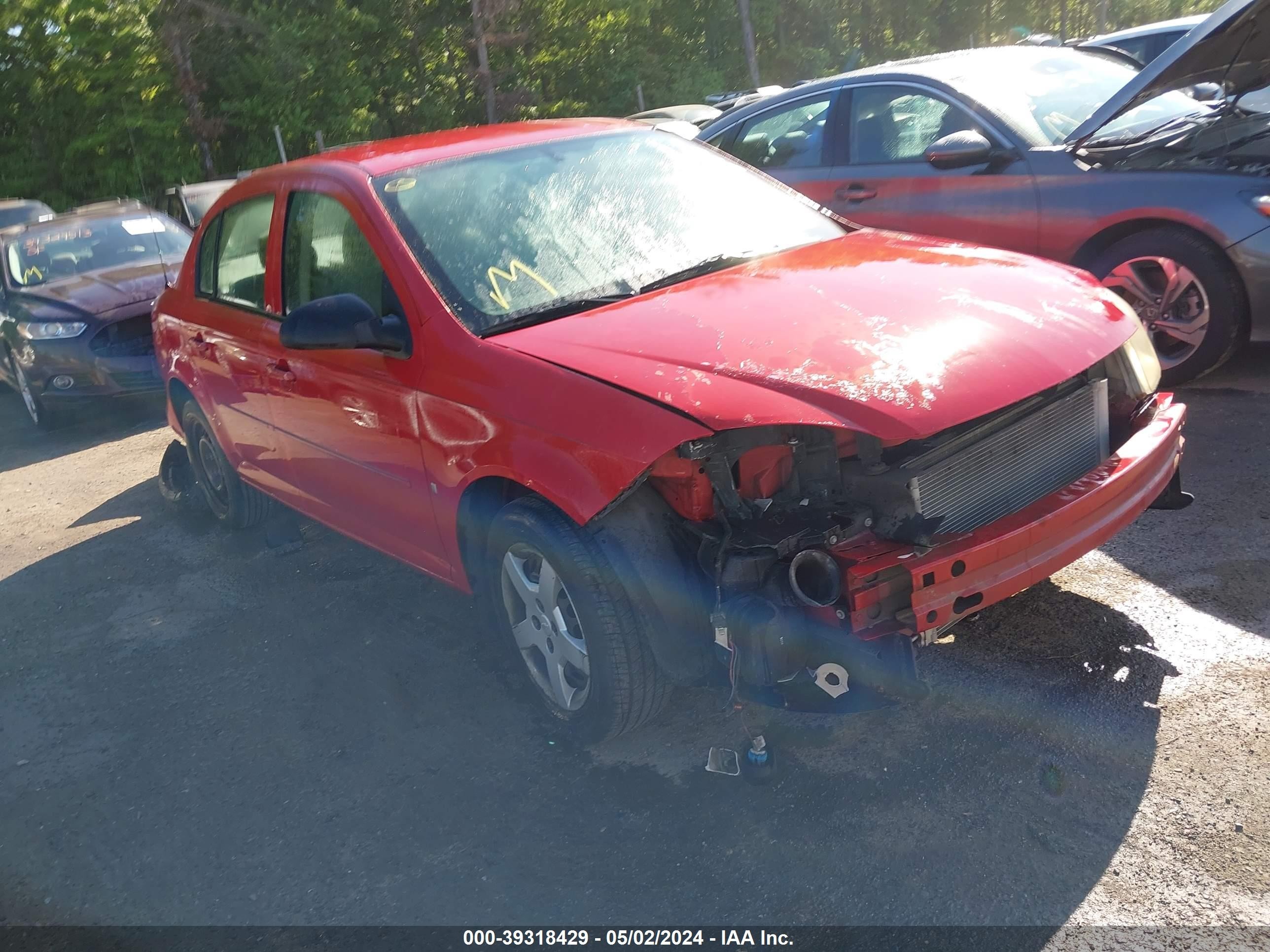 CHEVROLET COBALT 2008 1g1ak58f487192300