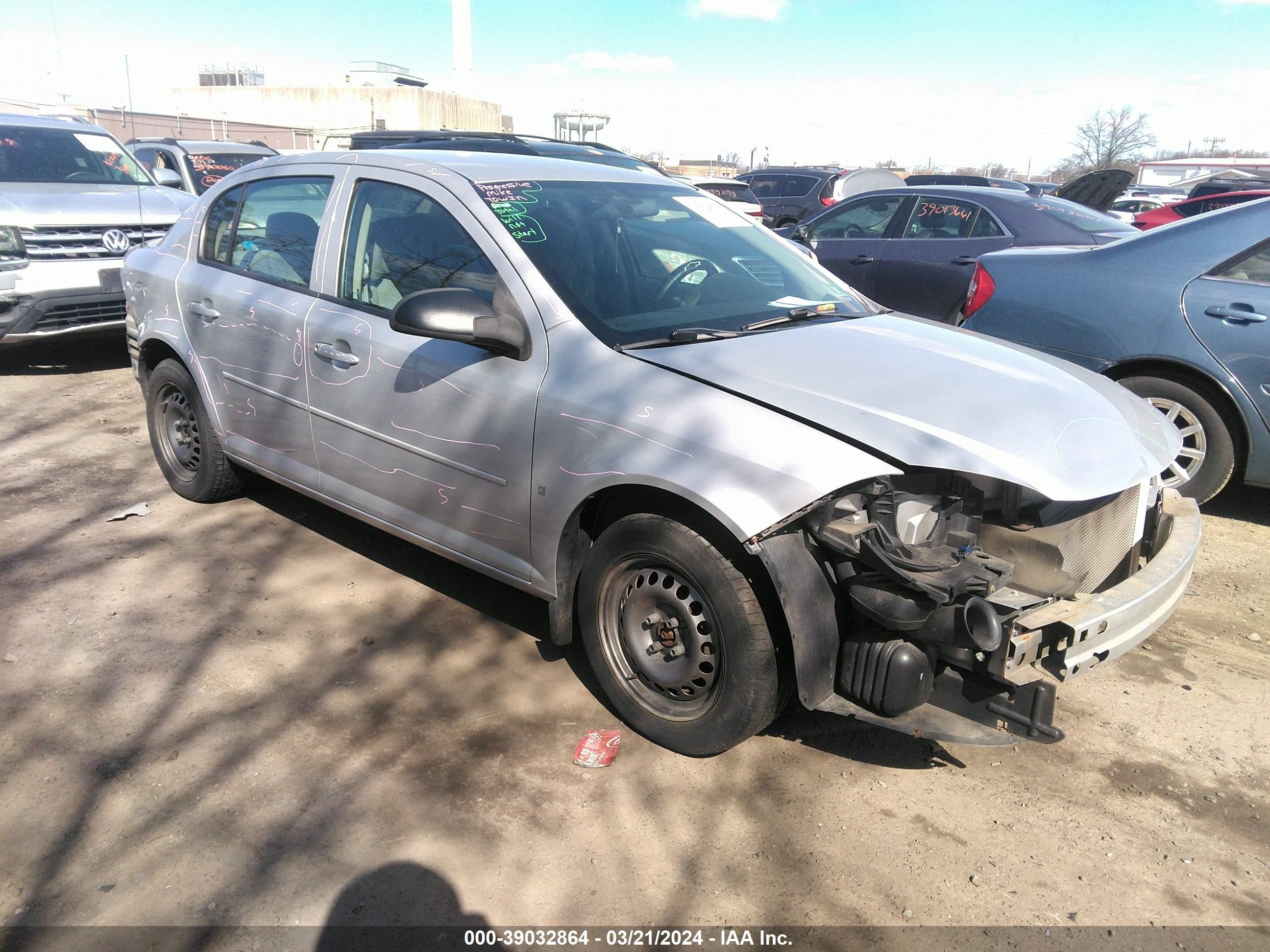 CHEVROLET COBALT 2008 1g1ak58f787190492