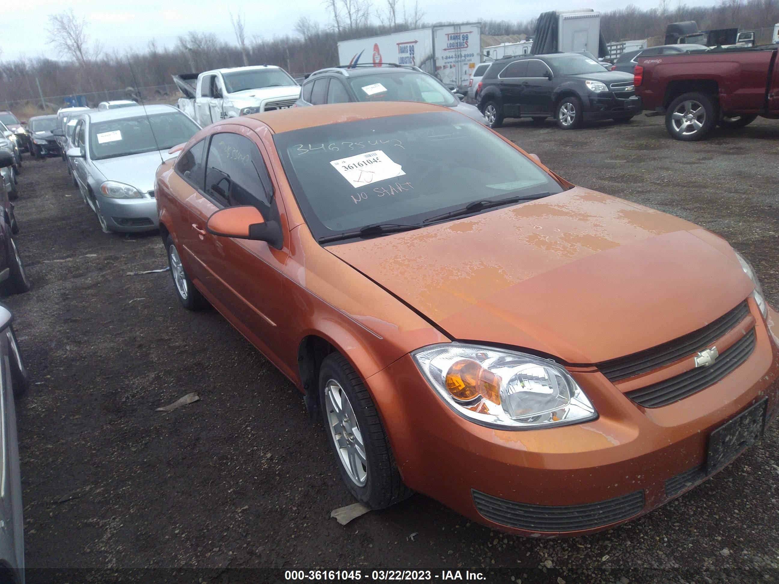 CHEVROLET COBALT 2005 1g1al12f657582289