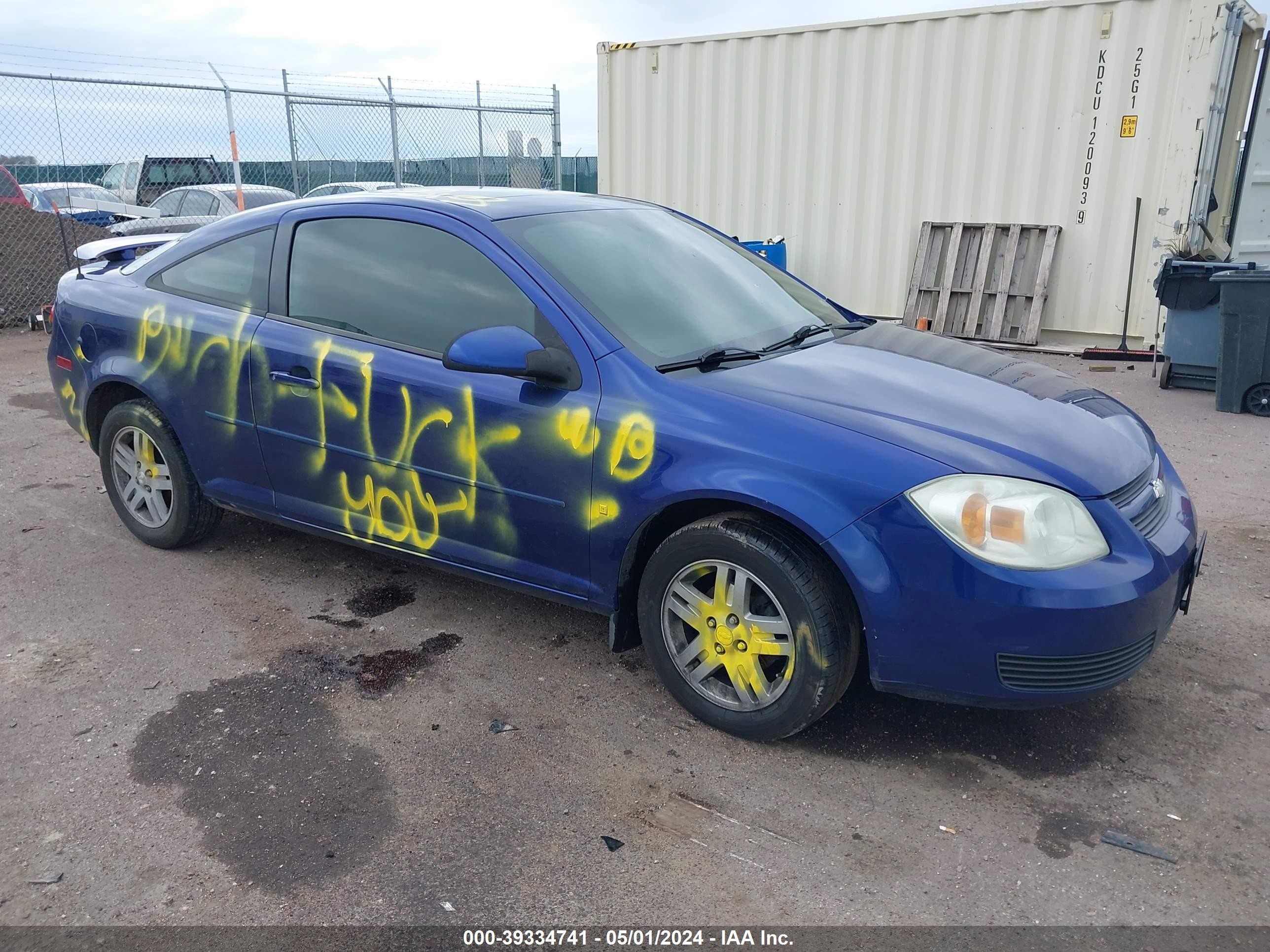 CHEVROLET COBALT 2007 1g1al15f277383478