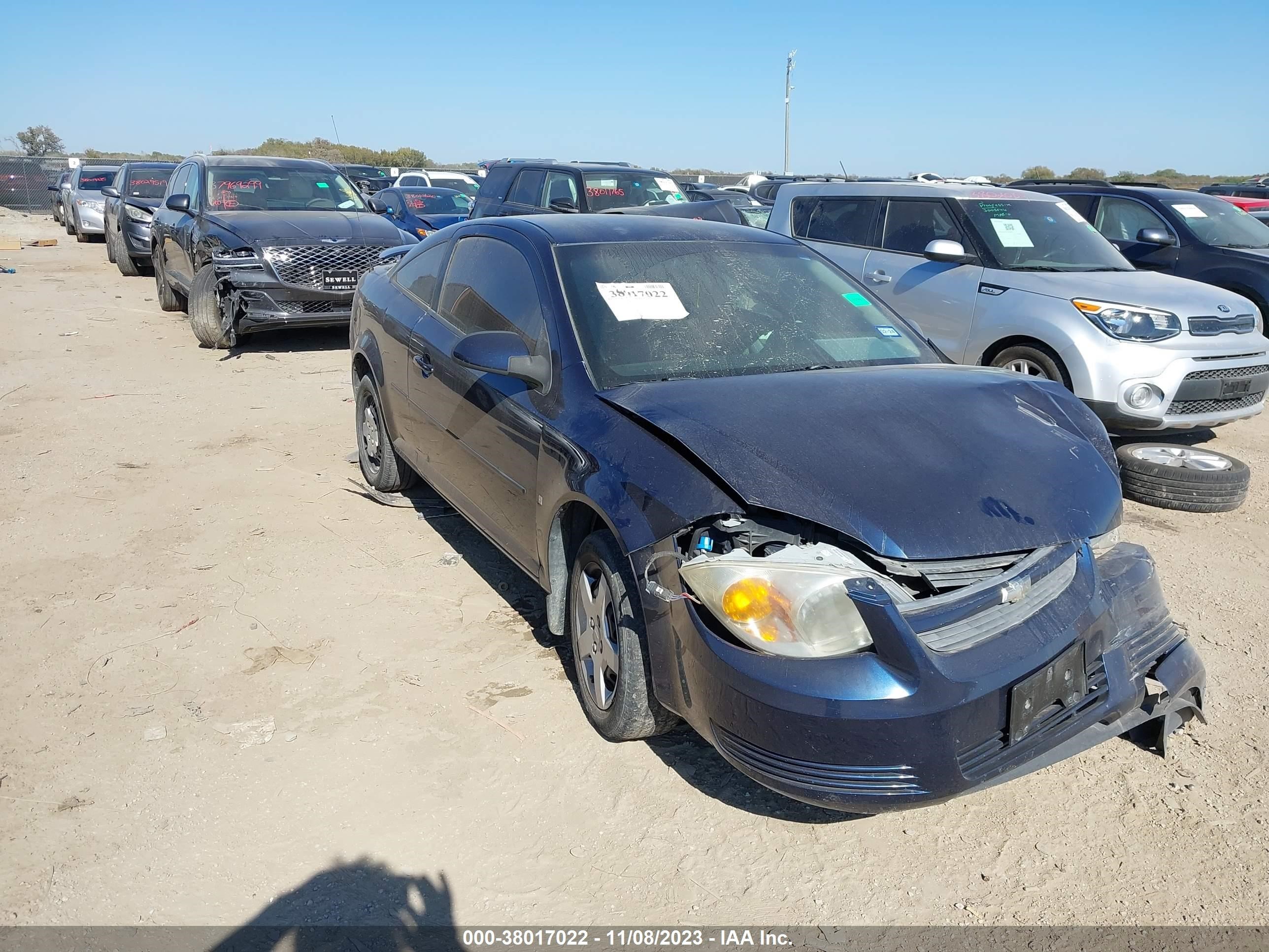 CHEVROLET COBALT 2008 1g1al18f087258198