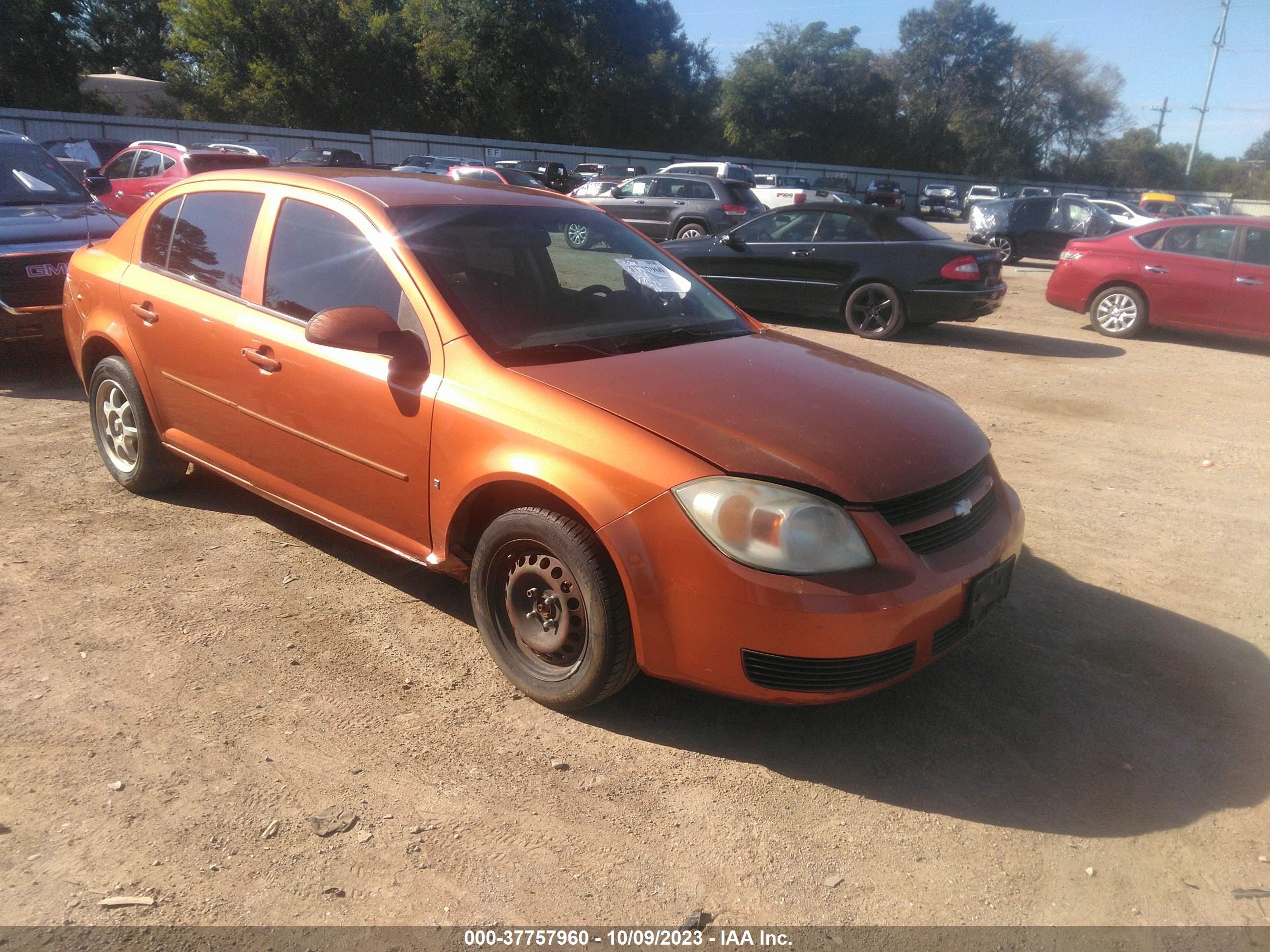 CHEVROLET COBALT 2007 1g1al55f177230985