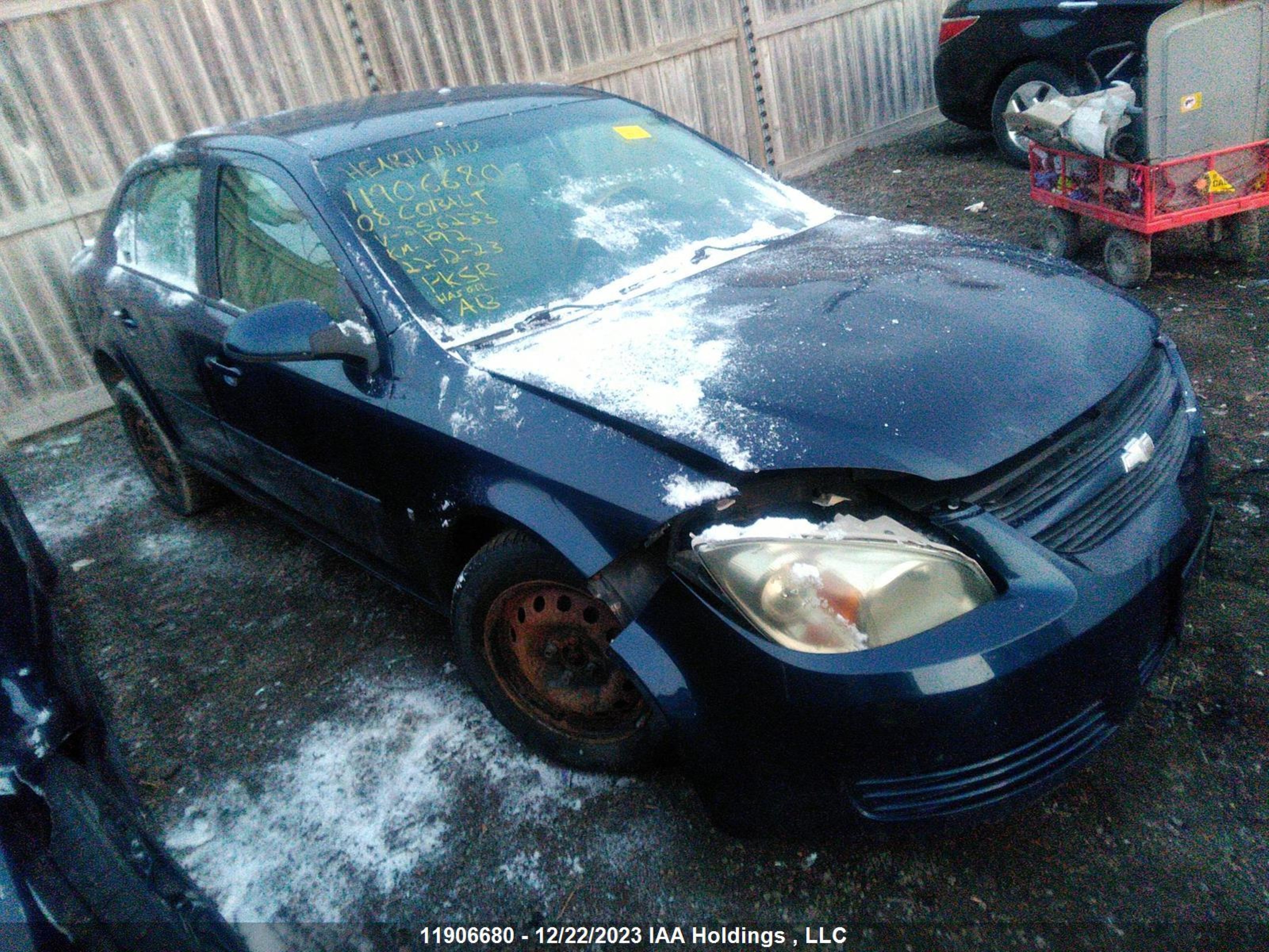 CHEVROLET COBALT 2008 1g1al55f587256233