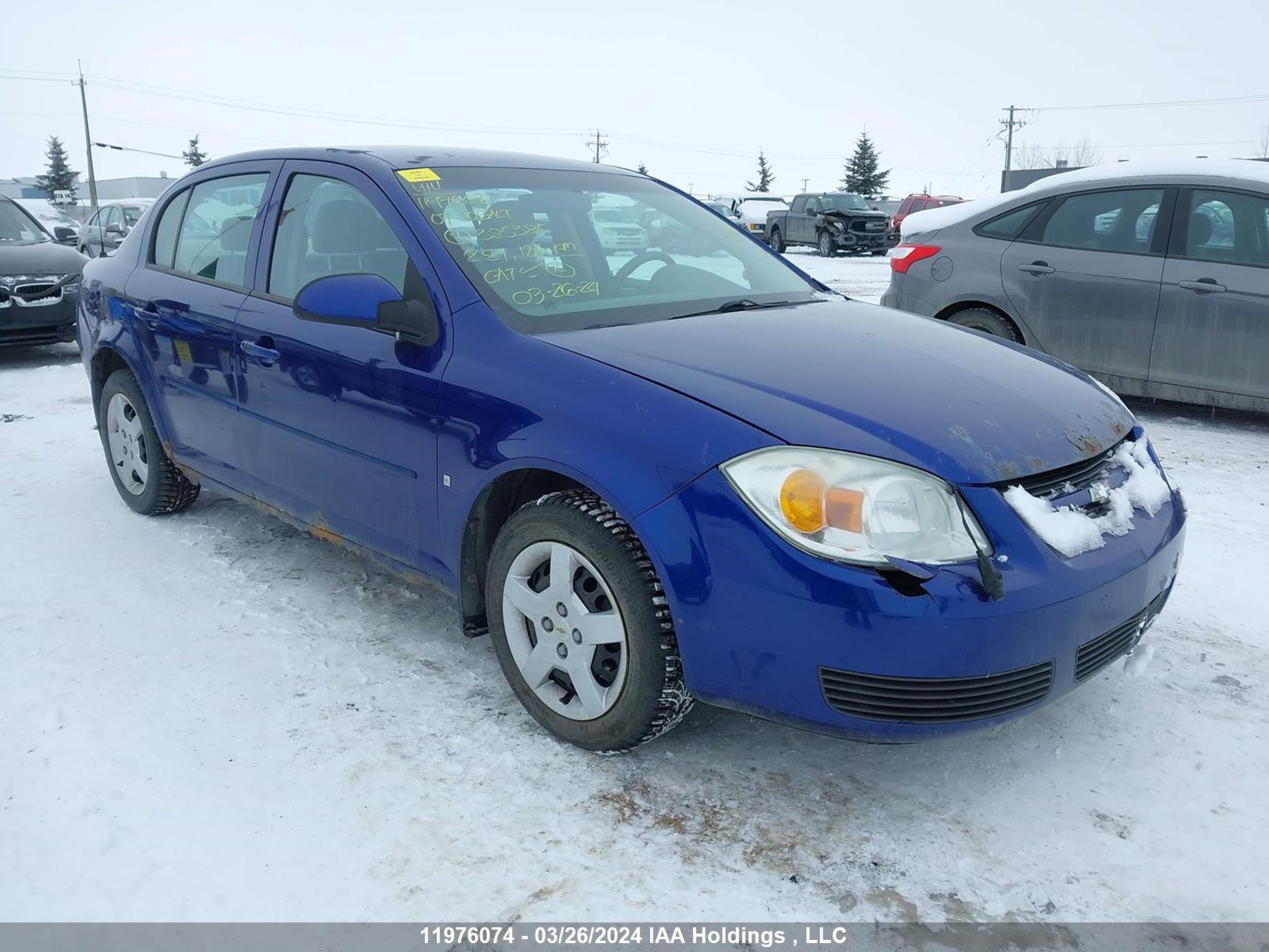 CHEVROLET COBALT 2007 1g1al55f677385385