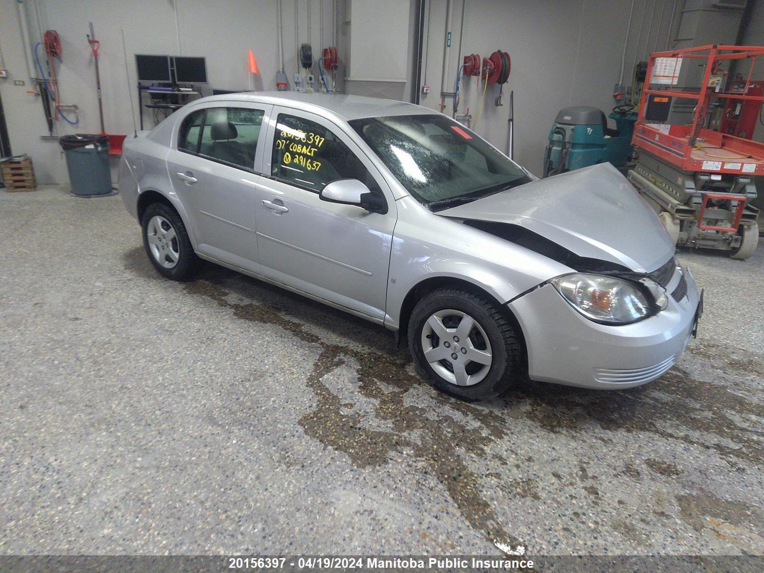 CHEVROLET COBALT 2007 1g1al55f877291637